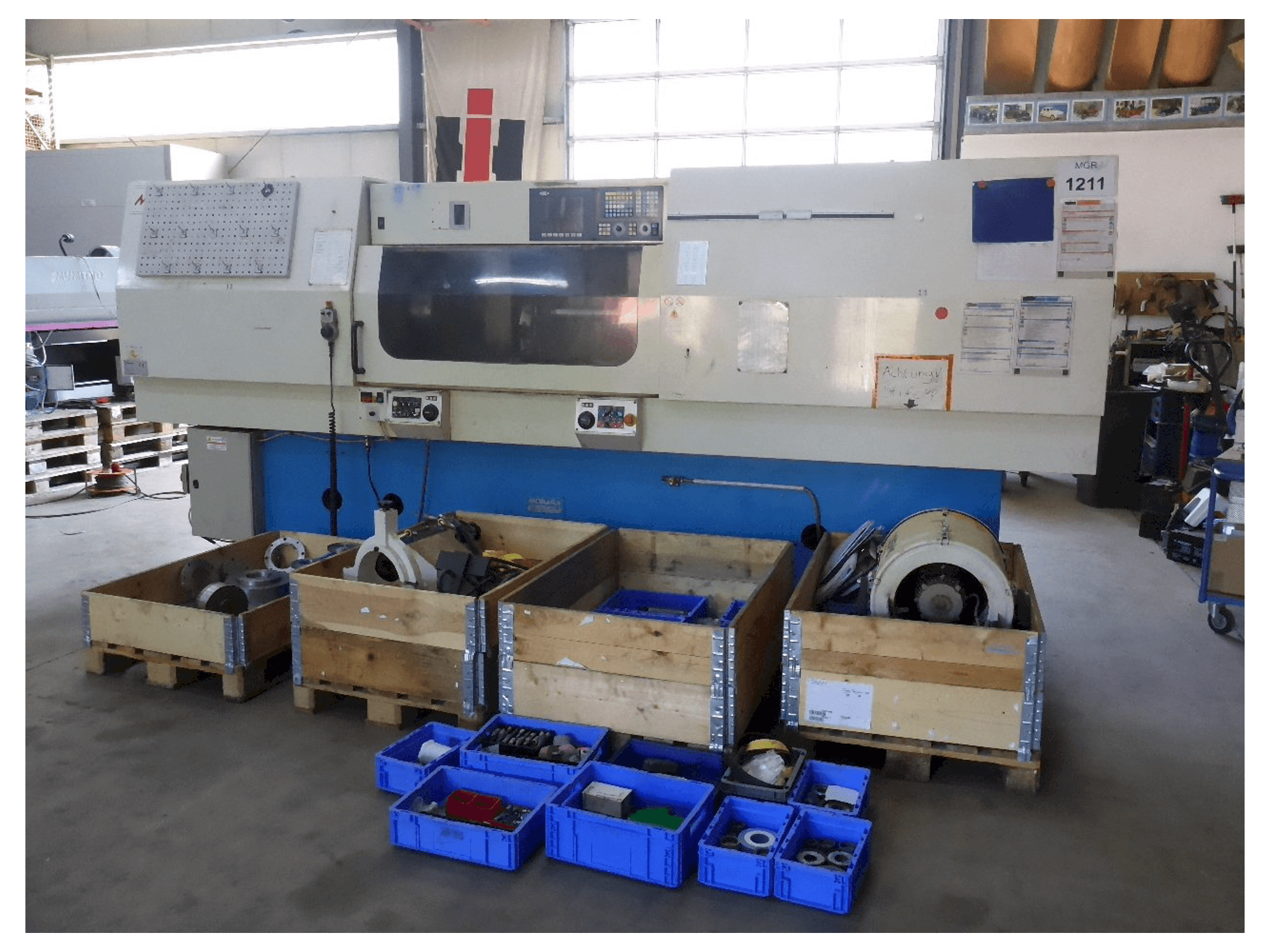 Makine MORARA Heavy Quick I/E 1000 CNC - Önden görünüm