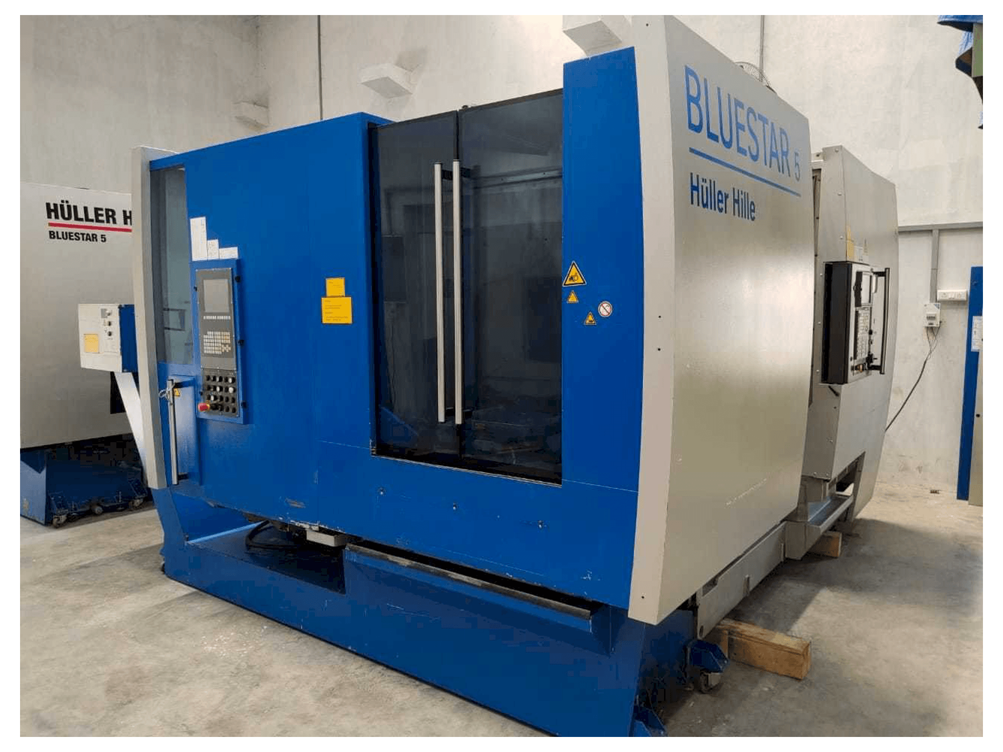 Makine Hueller Hille Bluestar 5 - Önden görünüm