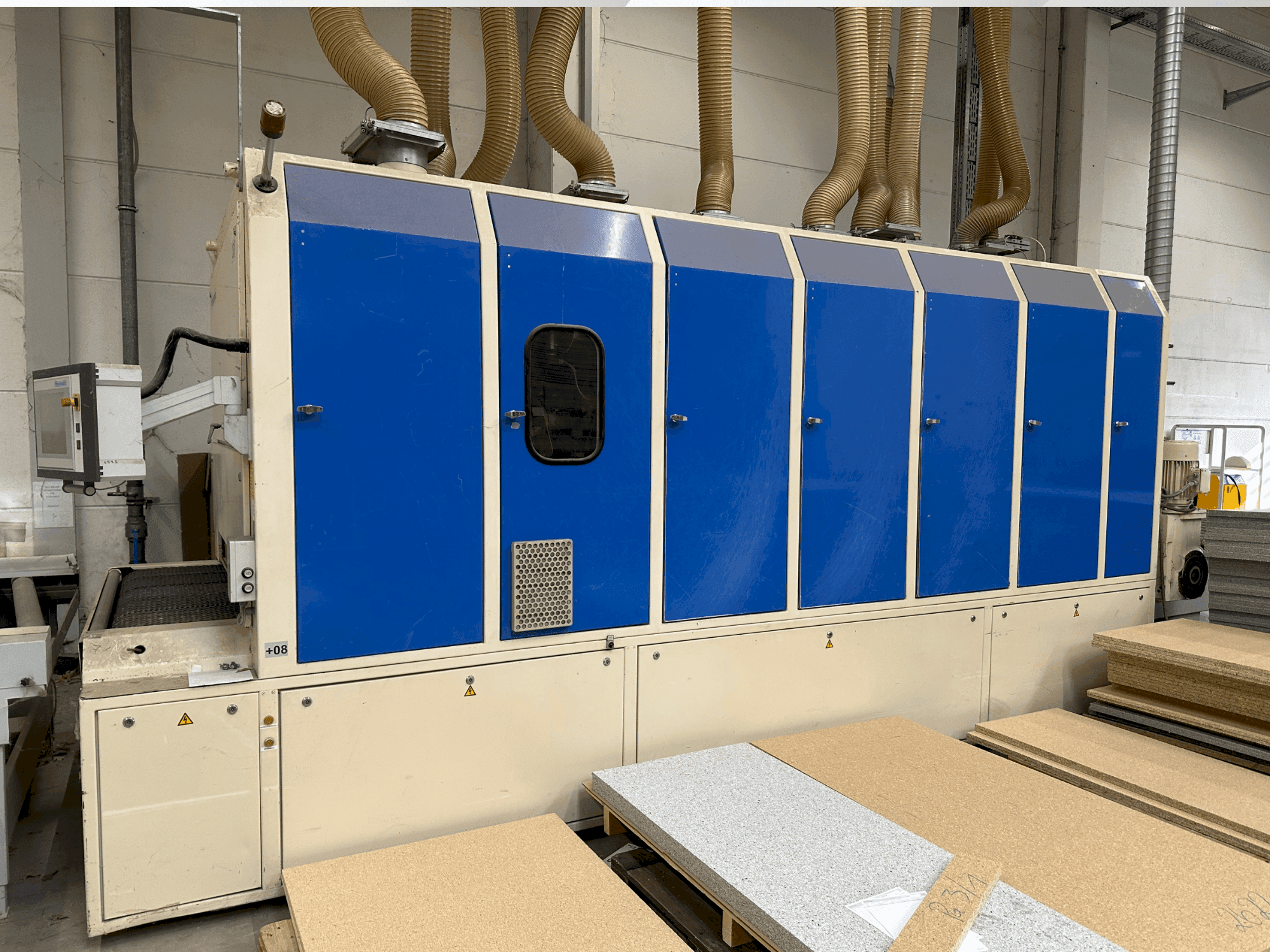 Makine HEESEMANN LSM8 / EA2 - Önden görünüm