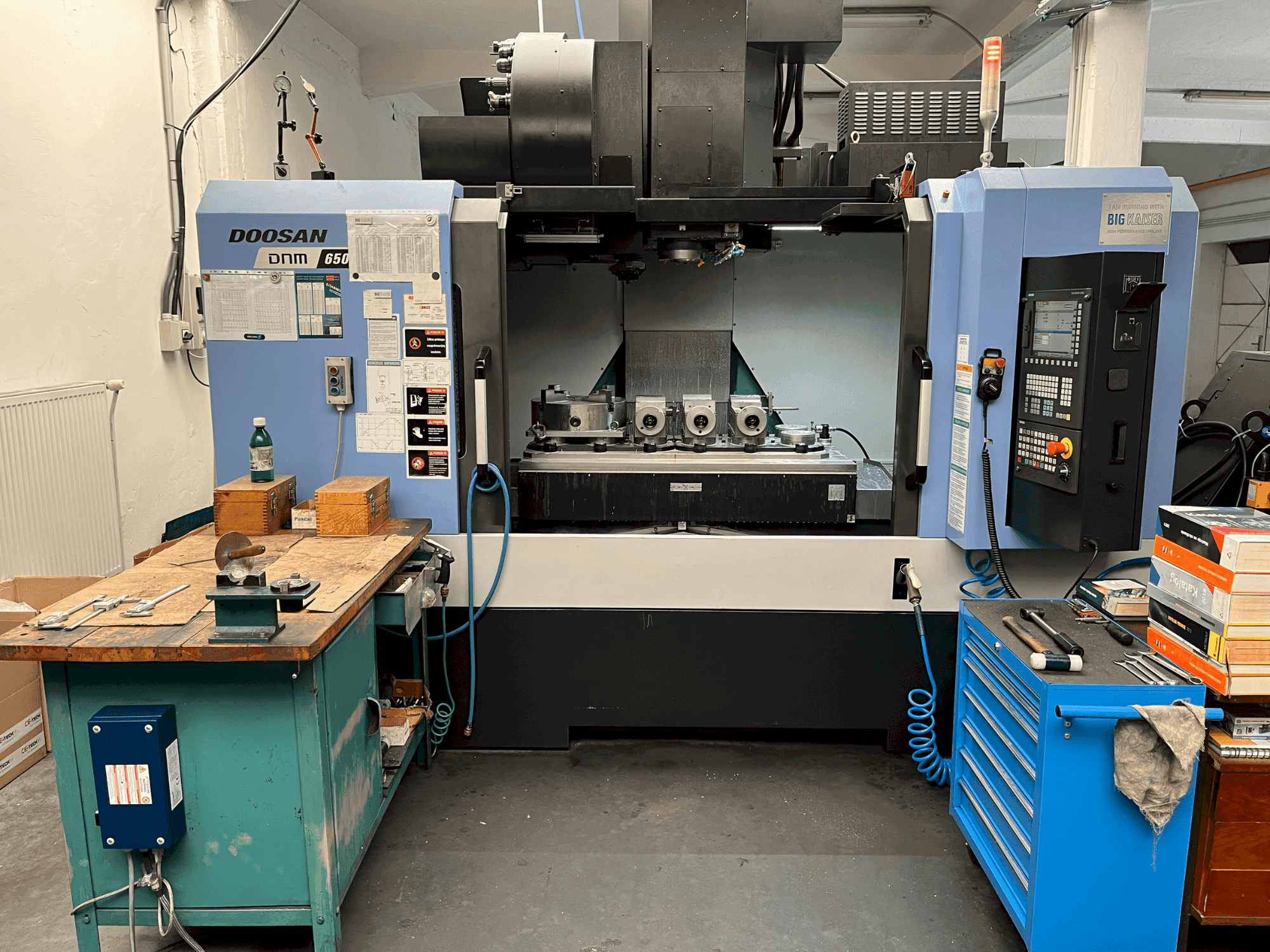 Makine DOOSAN DNM 650 II - Önden görünüm