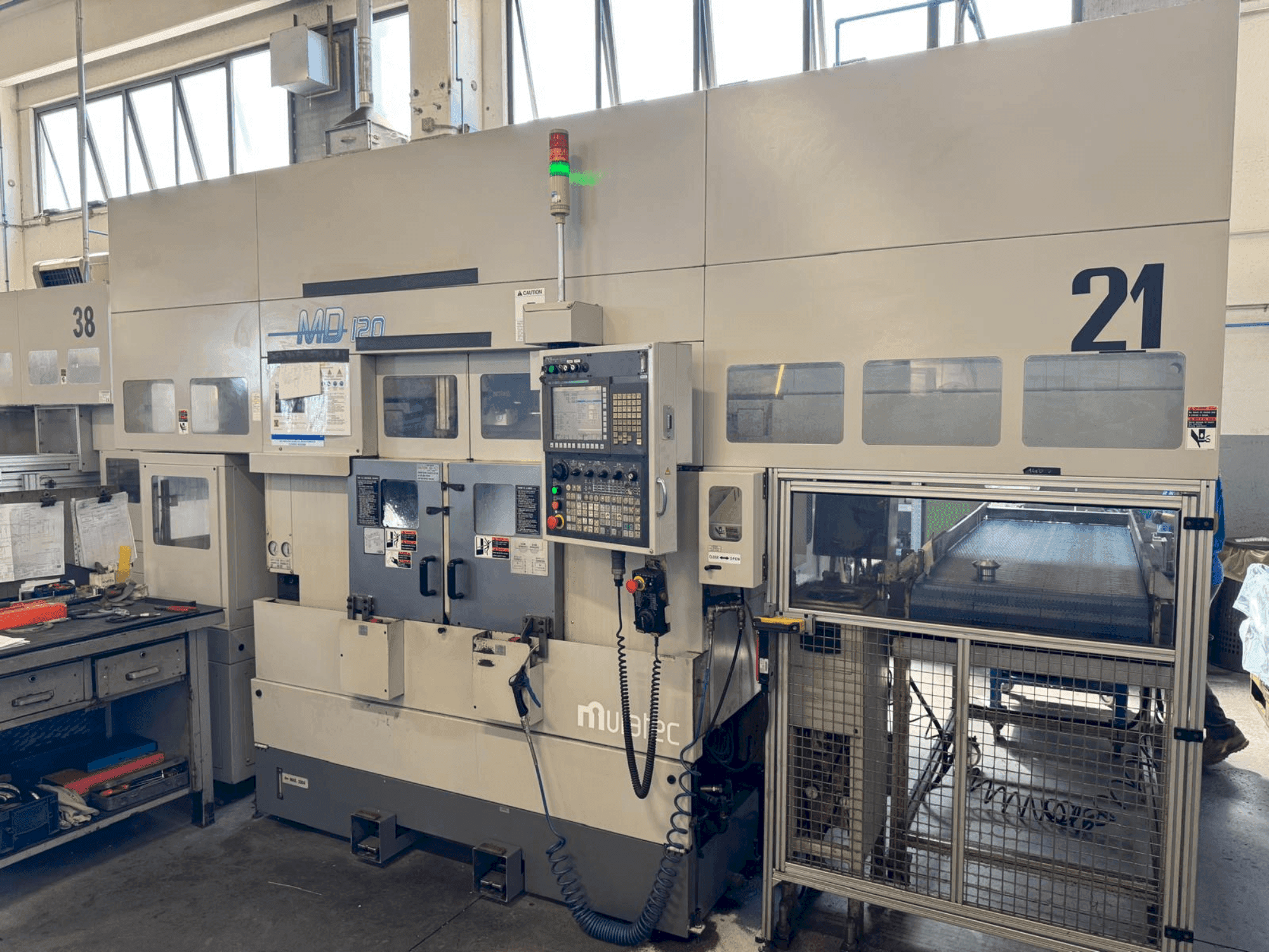 Makine MURATA Model MURATEC MD 120 - Önden görünüm
