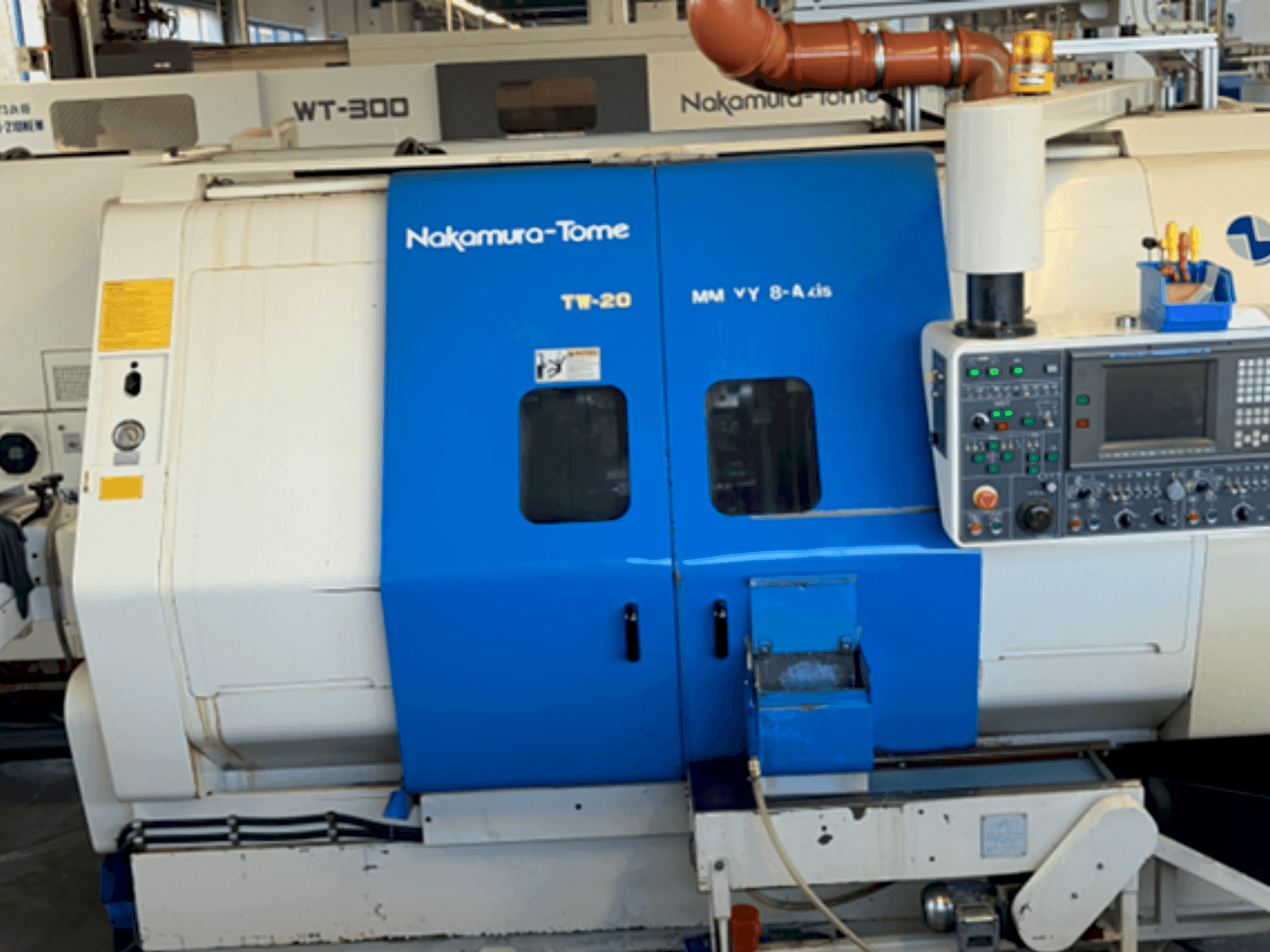 Makine NAKAMURA-TOME TW-20 - Önden görünüm