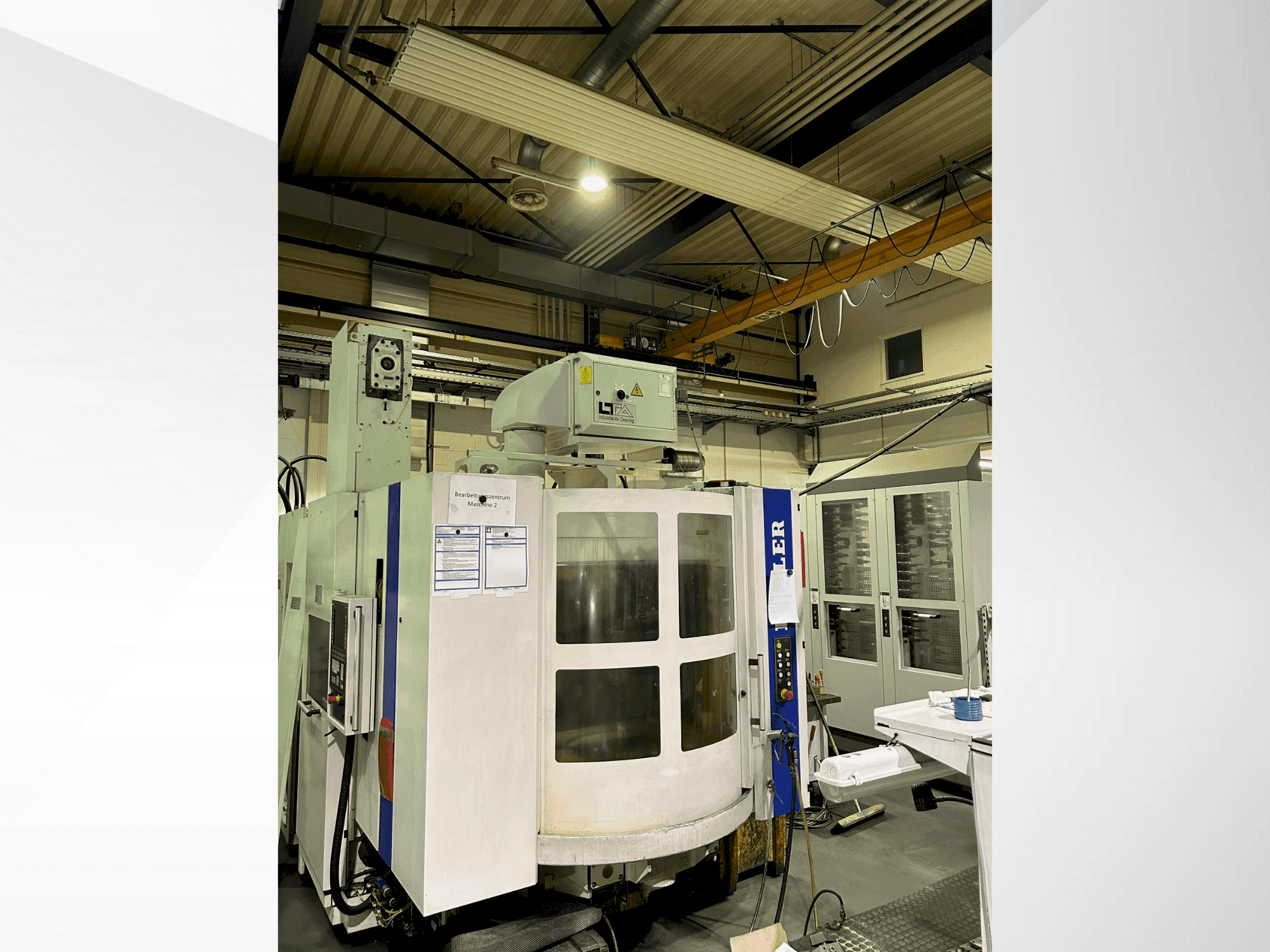 Makine HELLER MC16 - Önden görünüm