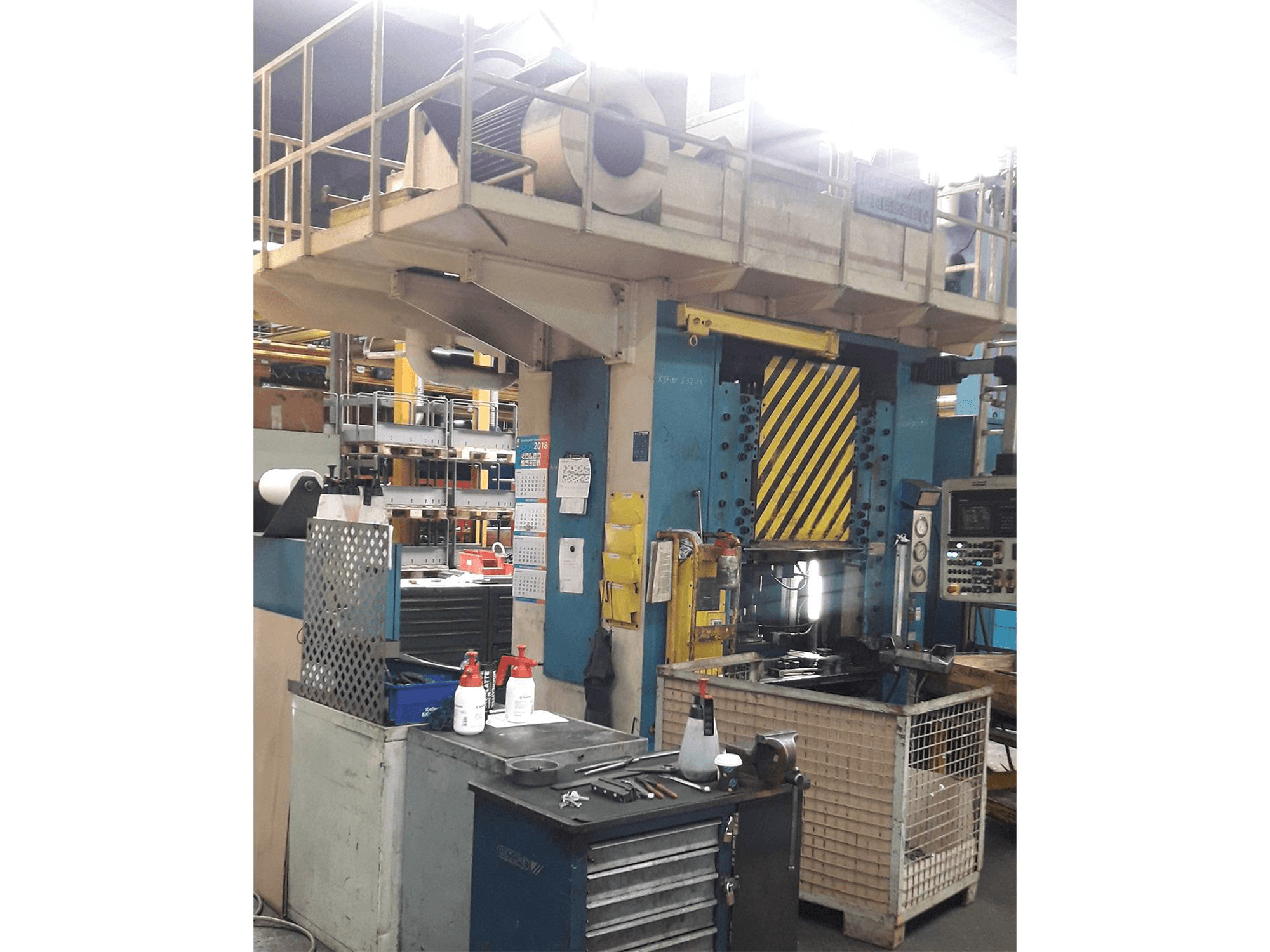 Makine HYDRAP HPDZB 250 - Önden görünüm