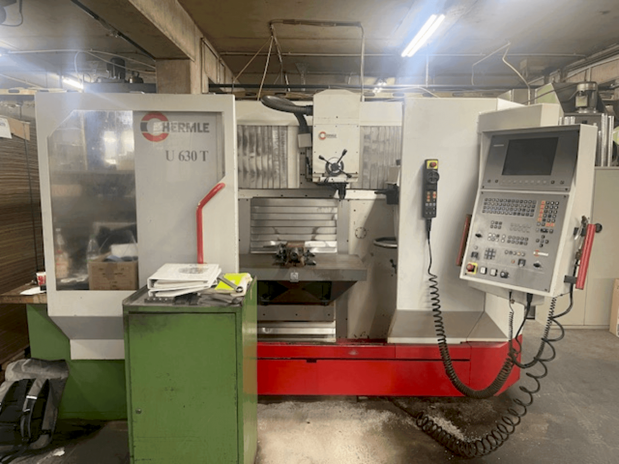 Makine HERMLE U 630 T - Önden görünüm