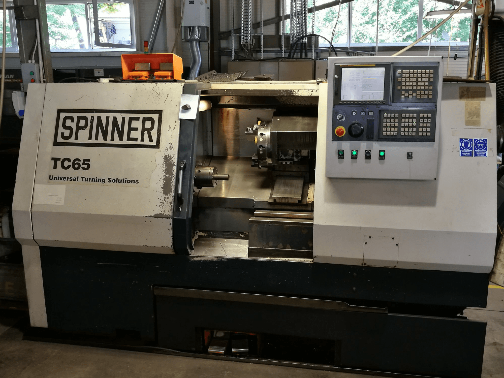 Makine SPINNER - Önden görünüm TC 65 MC