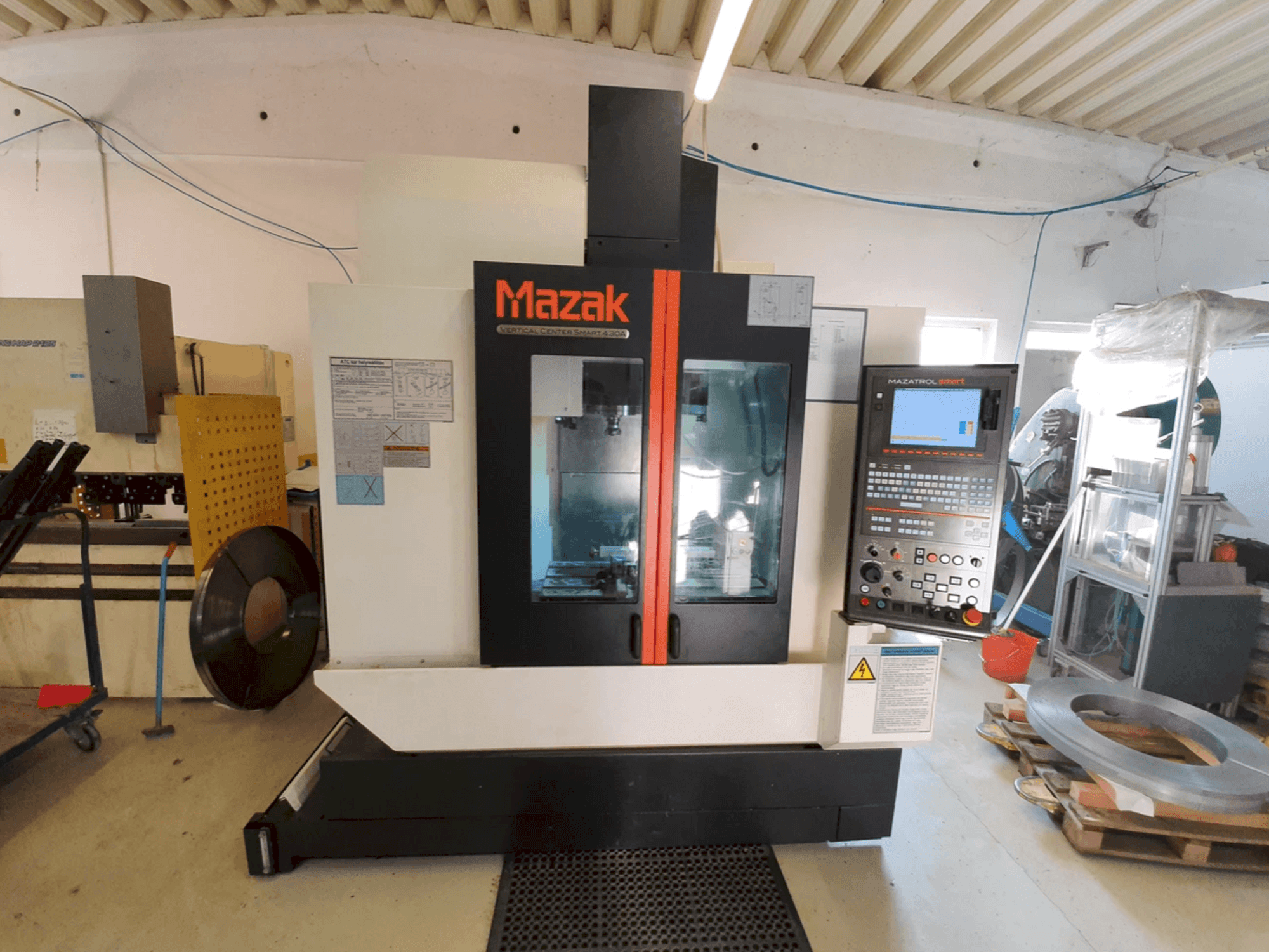 Makine Mazak 430A - Önden görünüm