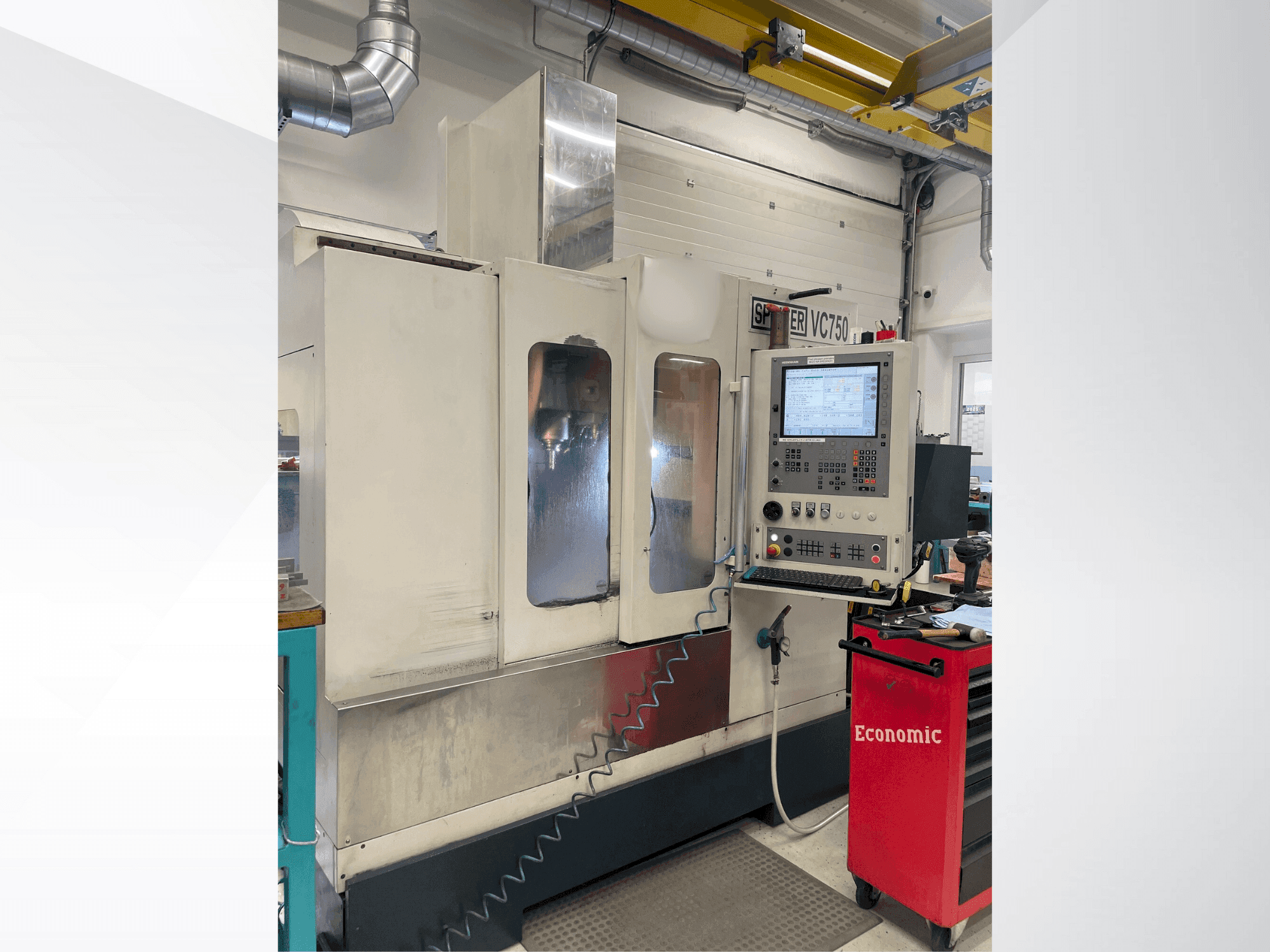 Makine SPINNER VC 750 - Önden görünüm