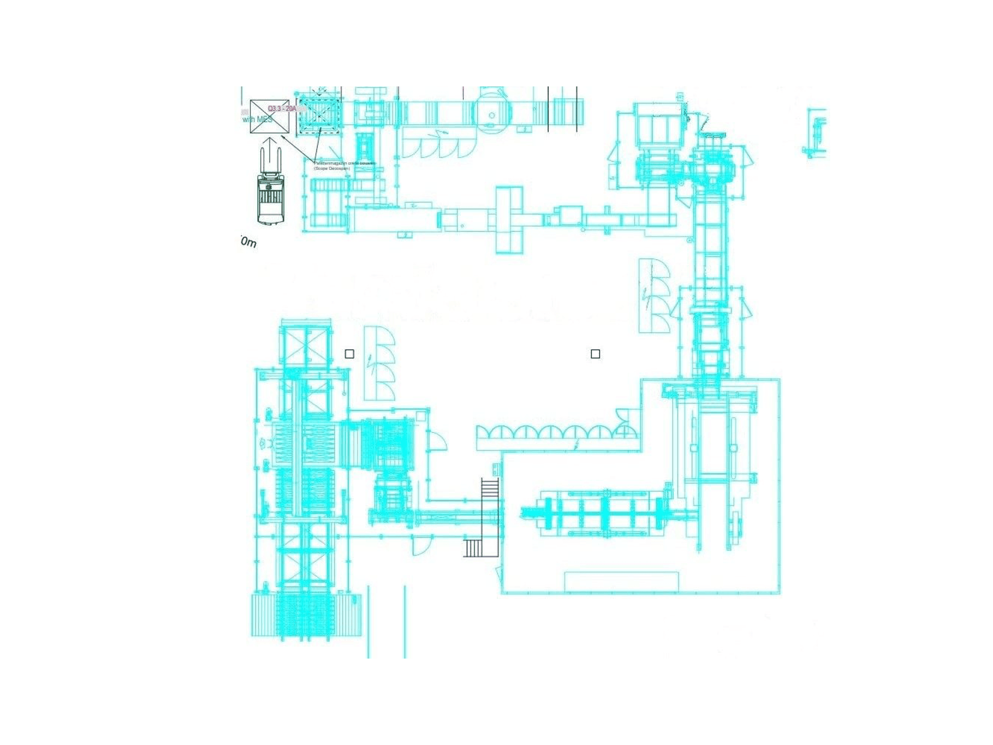Makine TORWEGGE TG2 Parquet production line - Önden görünüm