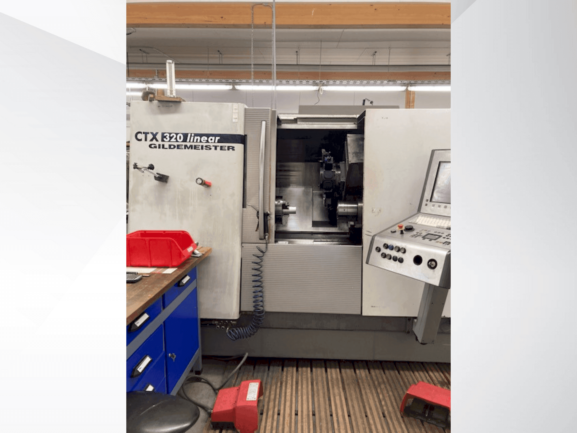 Makine Gildemeister CTX 320 linear - Önden görünüm