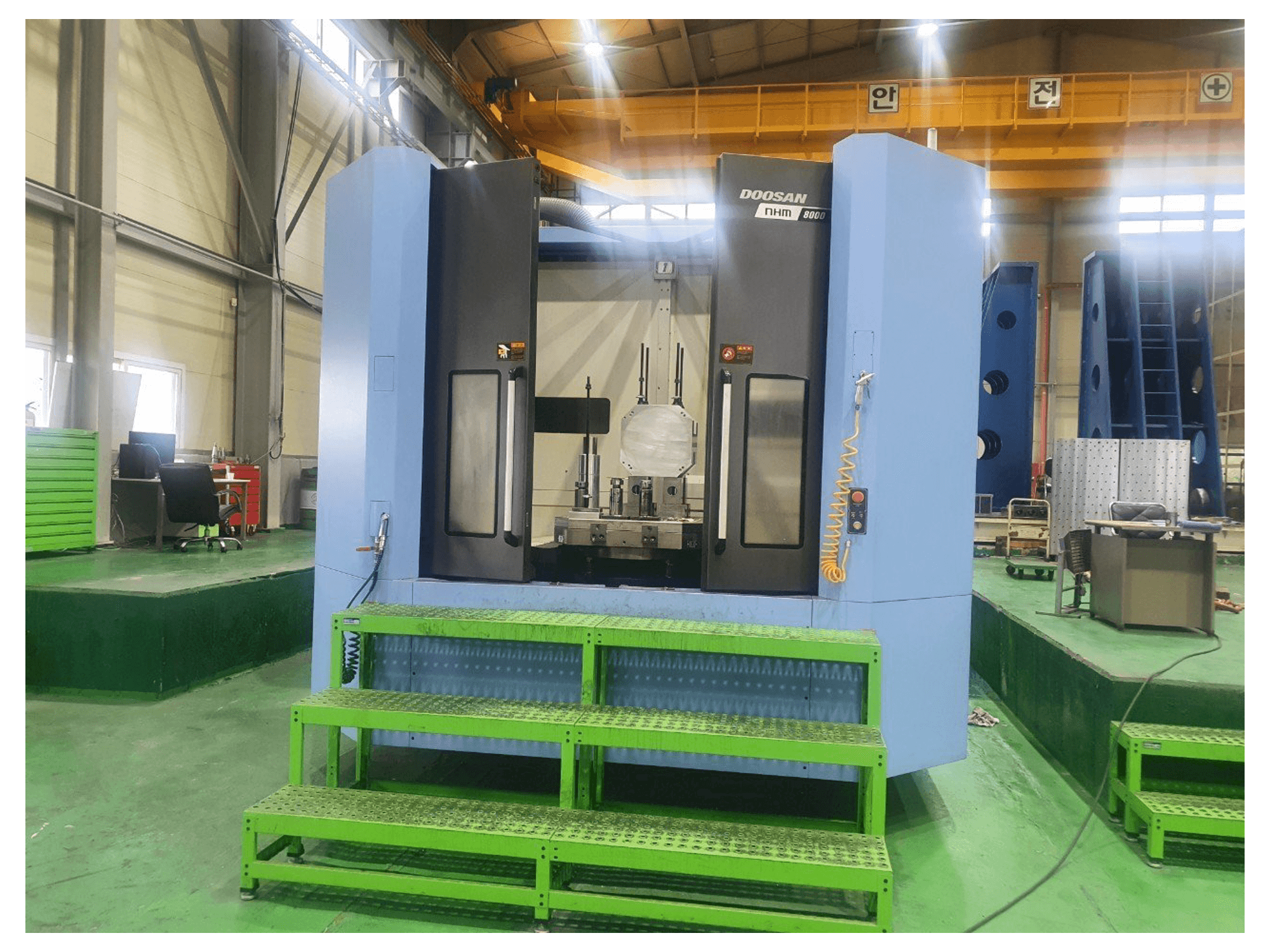 Makine Doosan NHM8000 - Önden görünüm