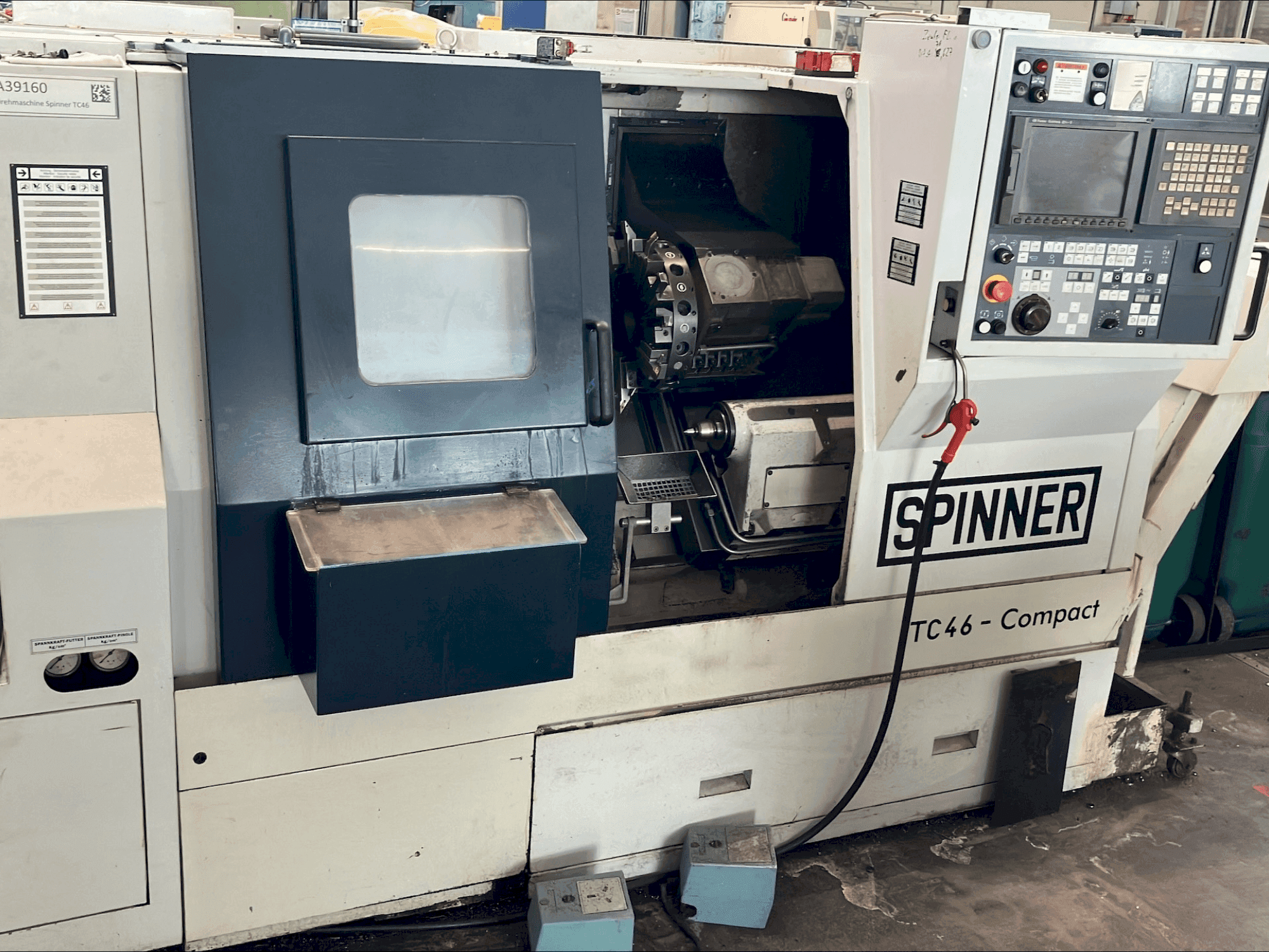 Makine SPINNER TC46-COMPACT - Önden görünüm