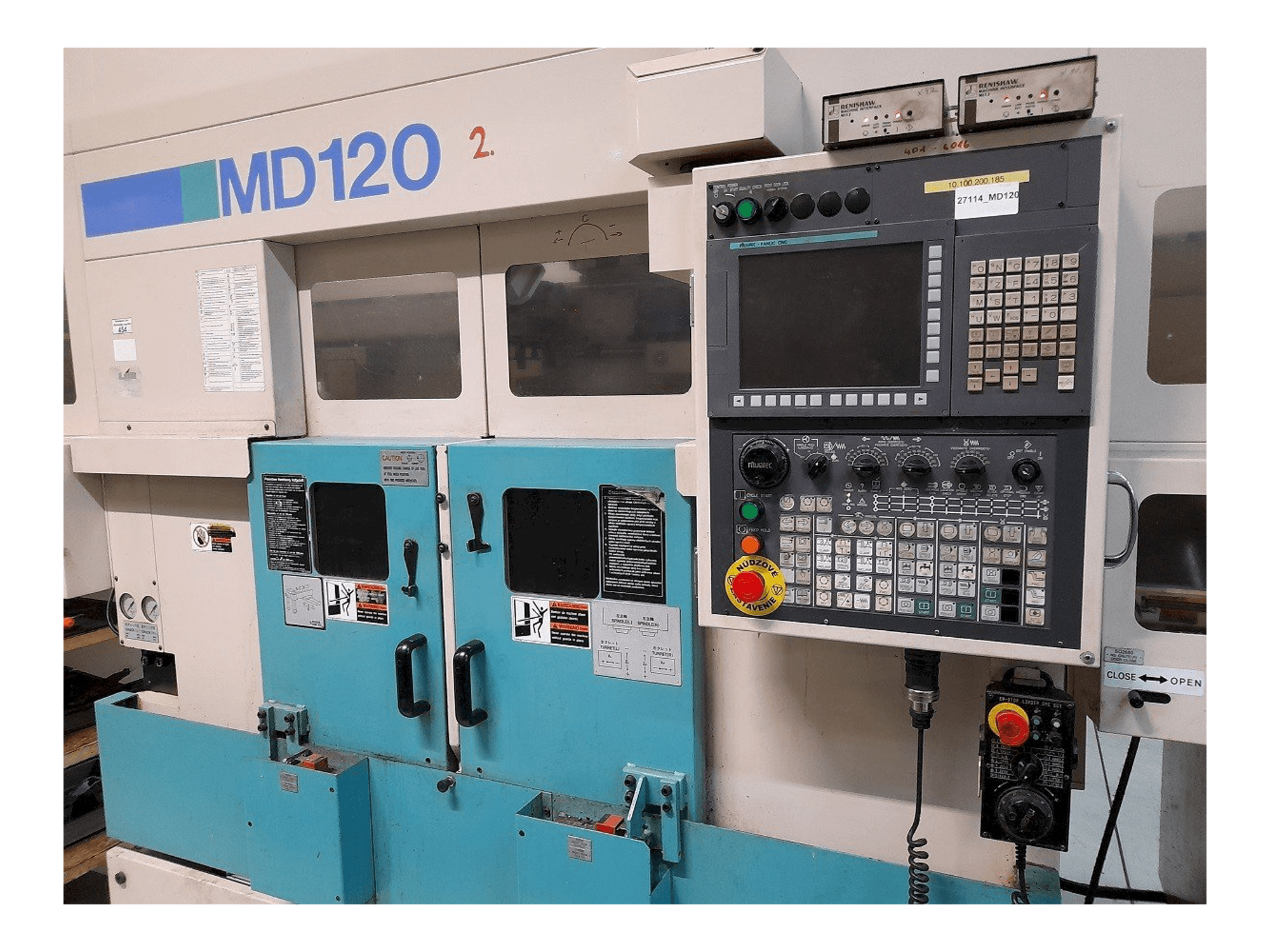 Makine Muratec MD120 + MS60 - Önden görünüm