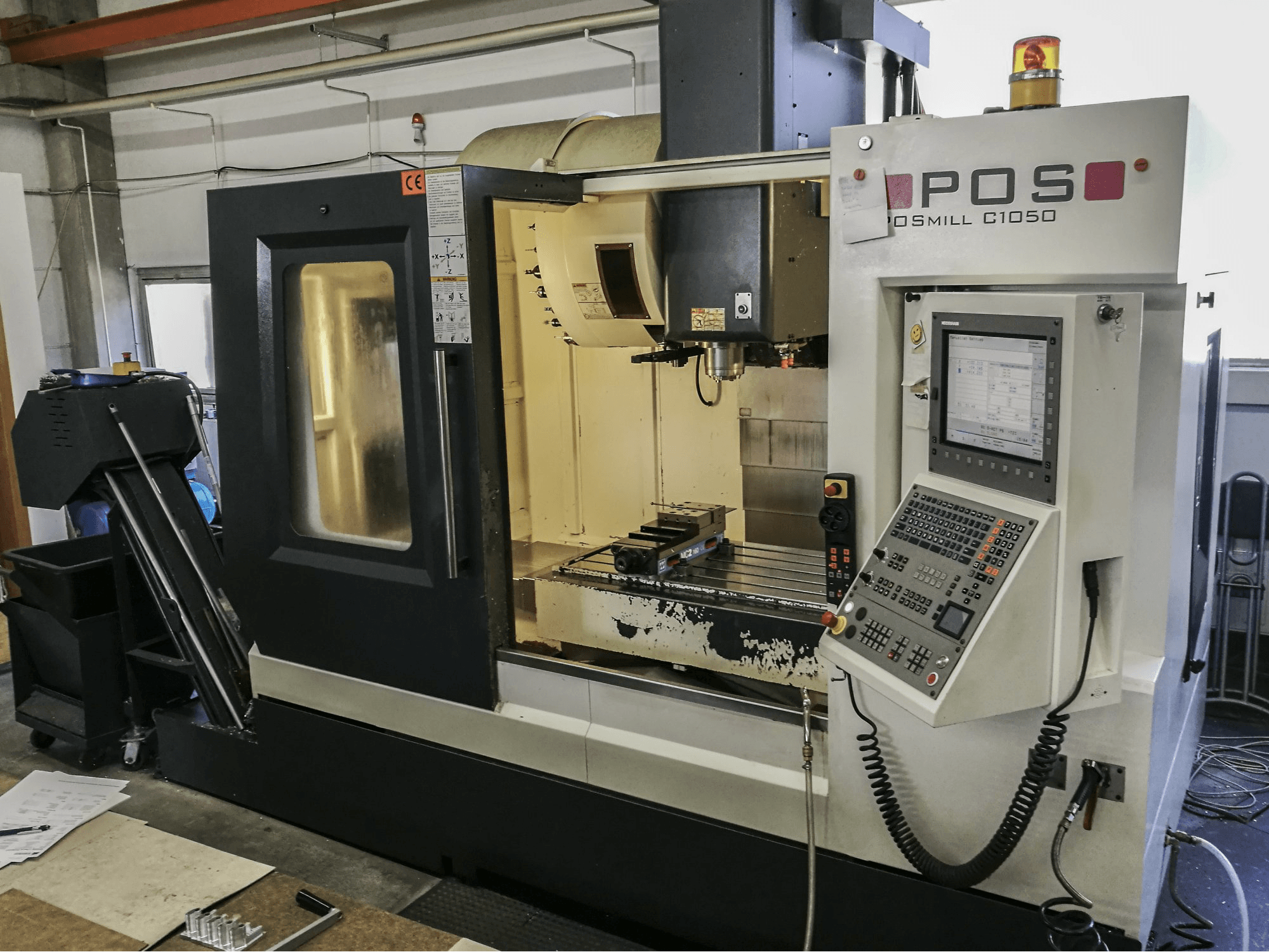 Makine POS - Sağdan görünüm POSmill C1050