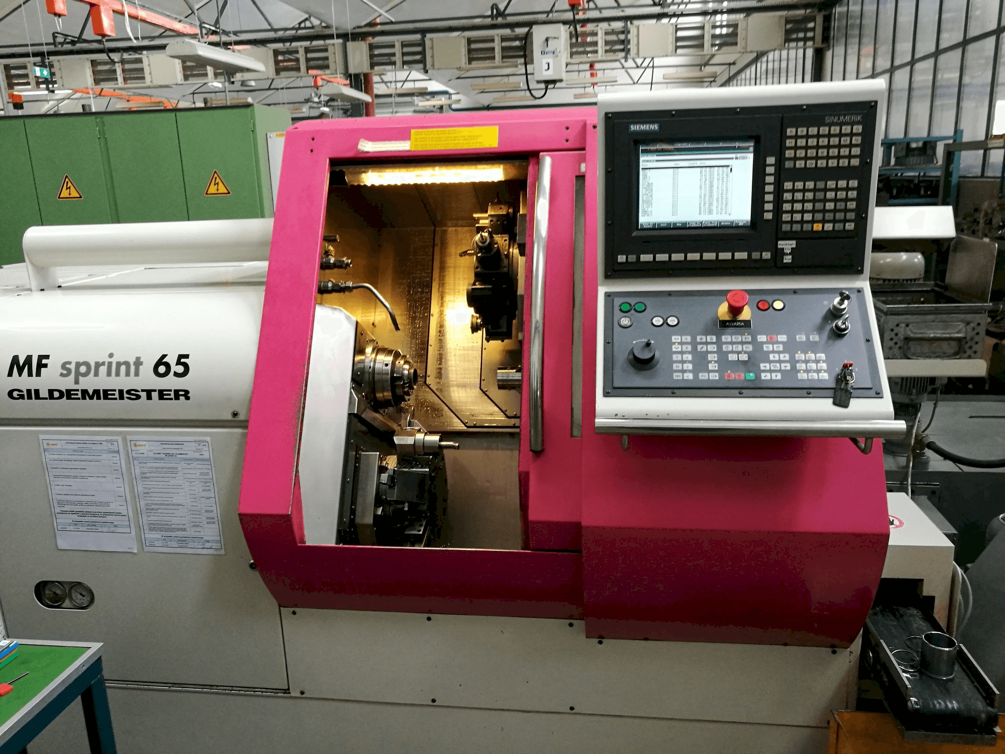 Makine Gildemeister MF Sprint 65 - Önden görünüm