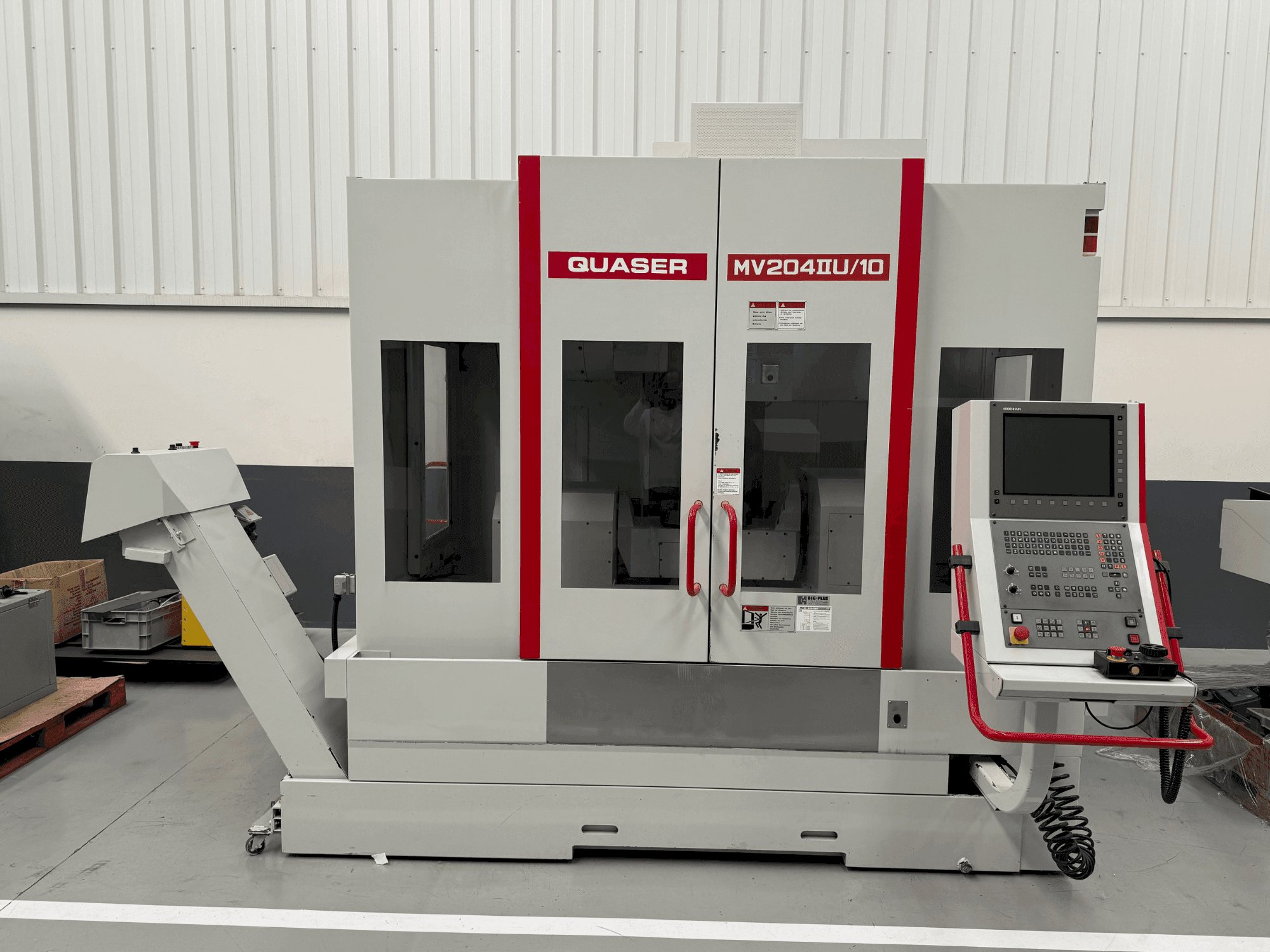 Makine Quaser MV 204 IIU/10 - Önden görünüm