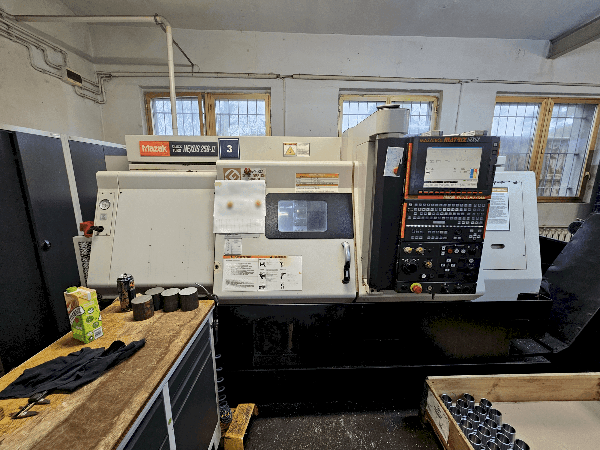 Makine Mazak QUICKTURN NEXUS 250-II - Önden görünüm