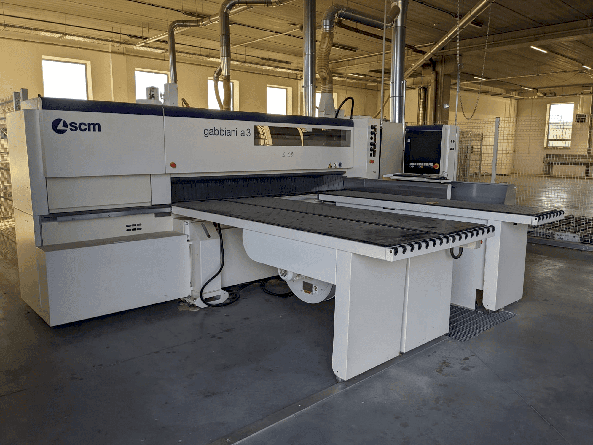Makine SCM Gabbiani A3 130 - Önden görünüm