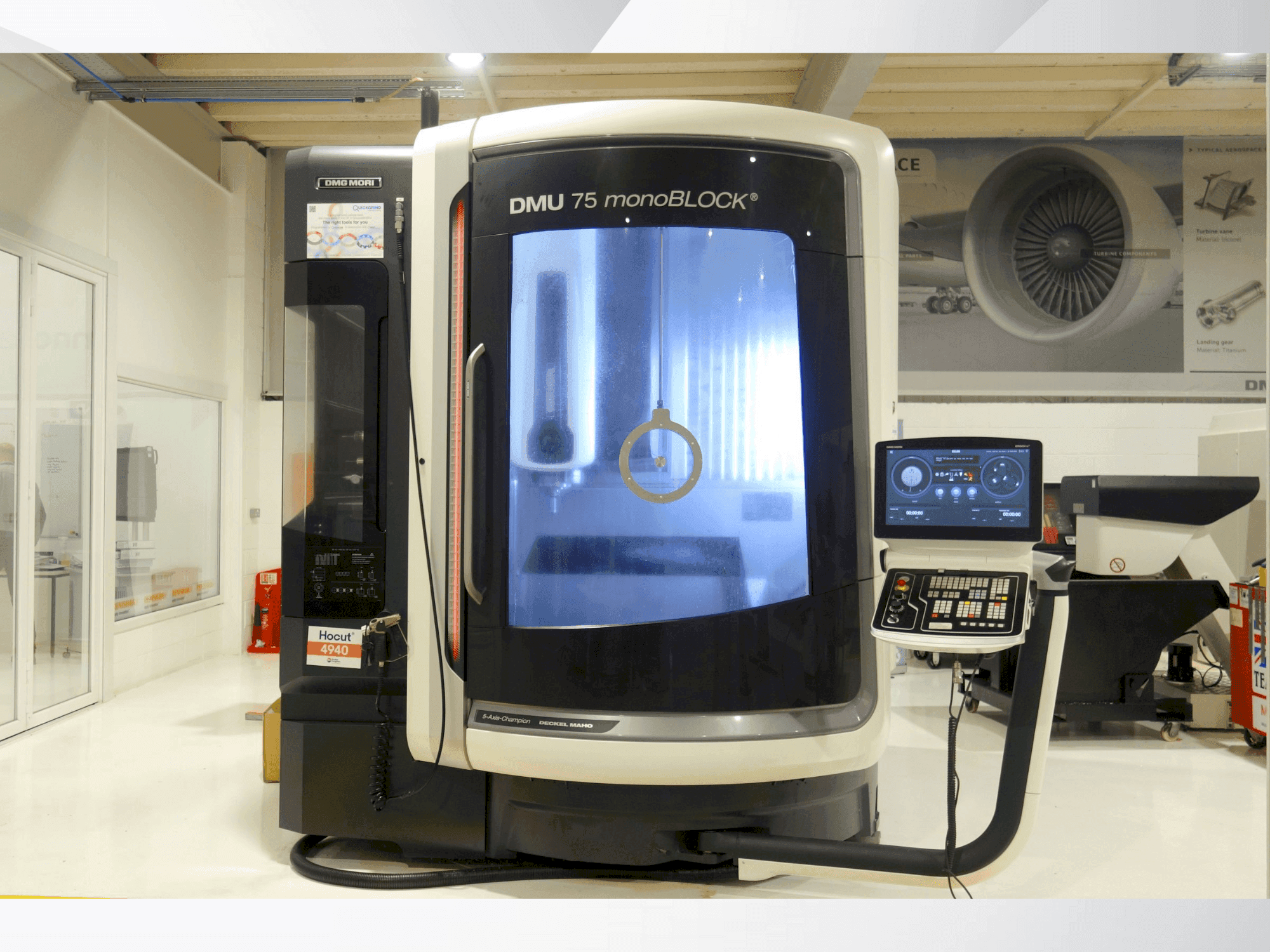 Makine DMG MORI DMU 75 Monoblock - Önden görünüm