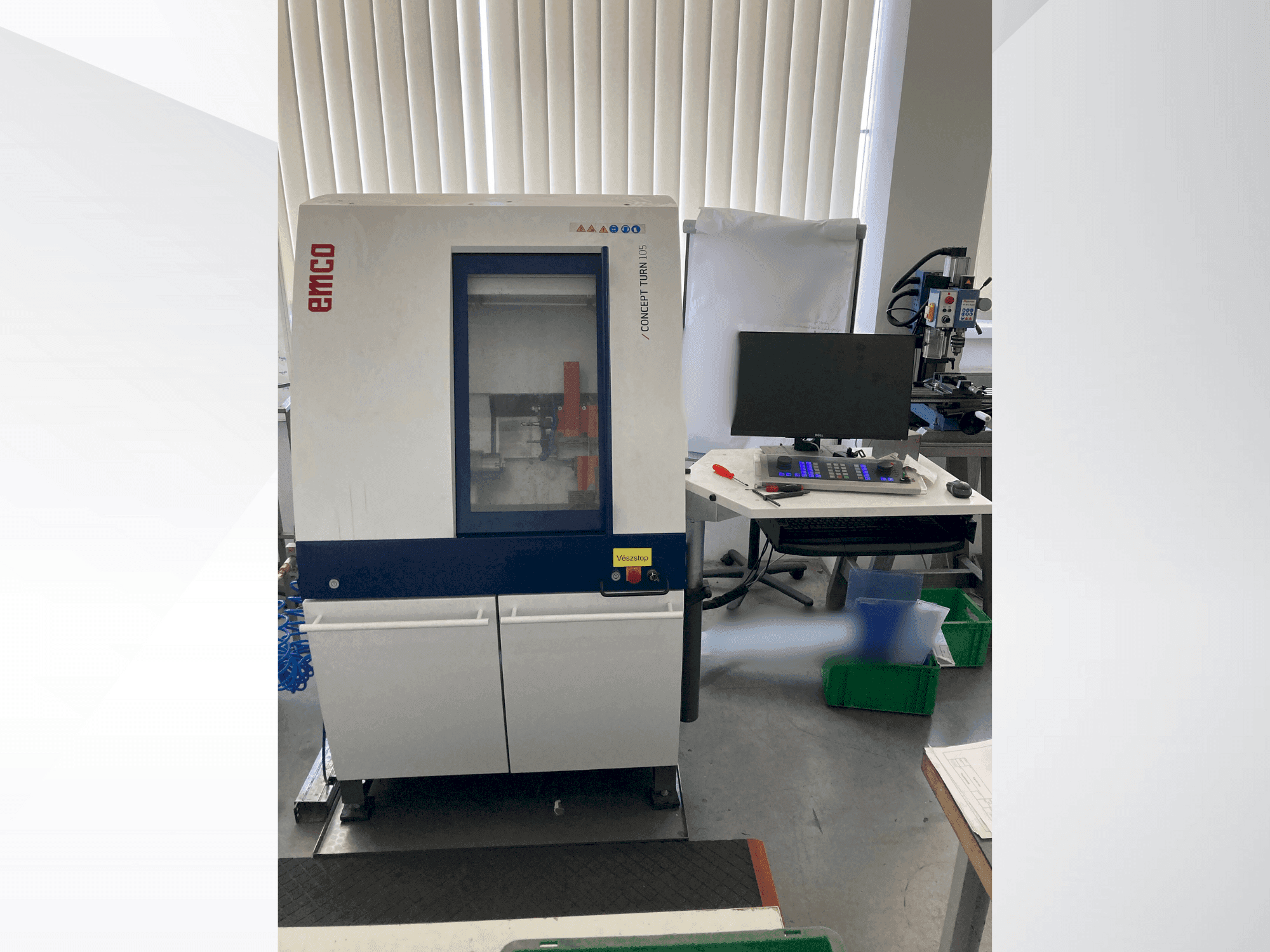 Makine EMCO Concept Turn 105 - Önden görünüm