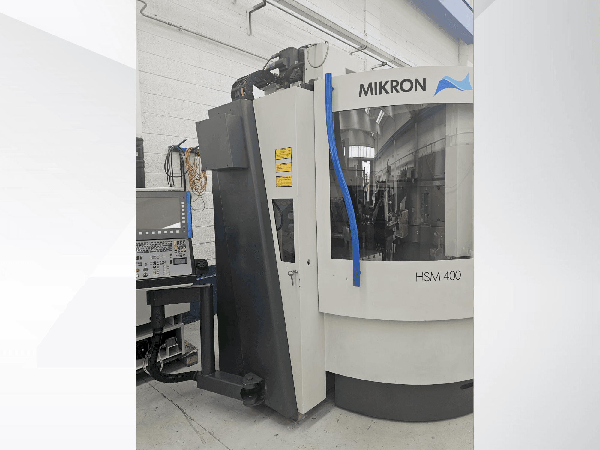Makine MIKRON HSM 400 - Önden görünüm