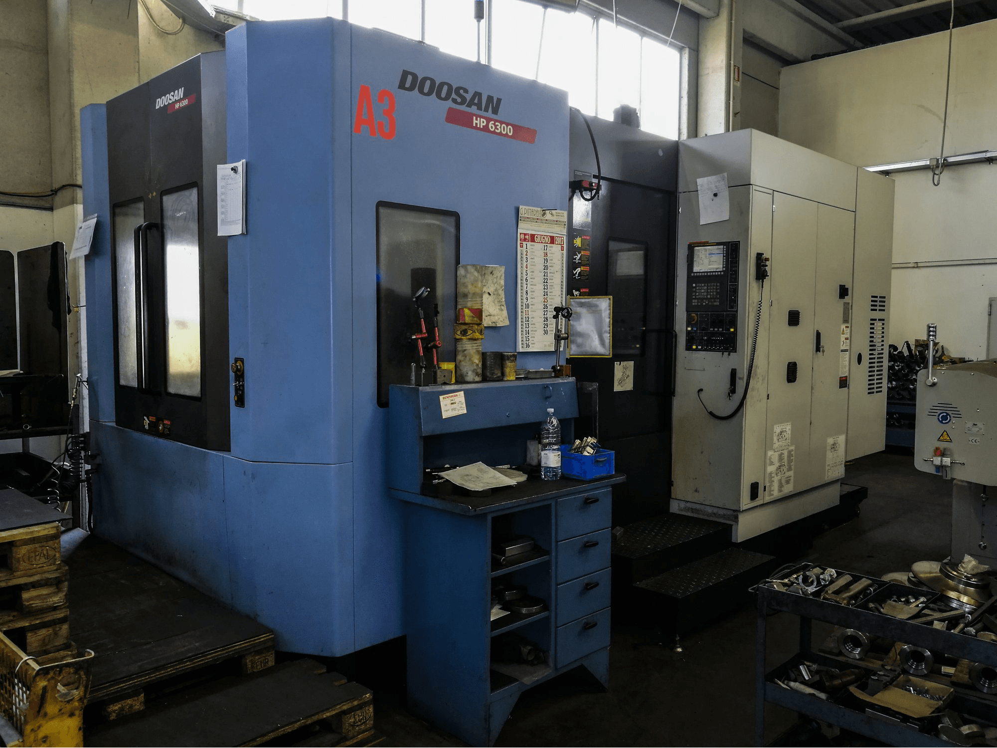 Makine Doosan - Sol görünüm HP 6300