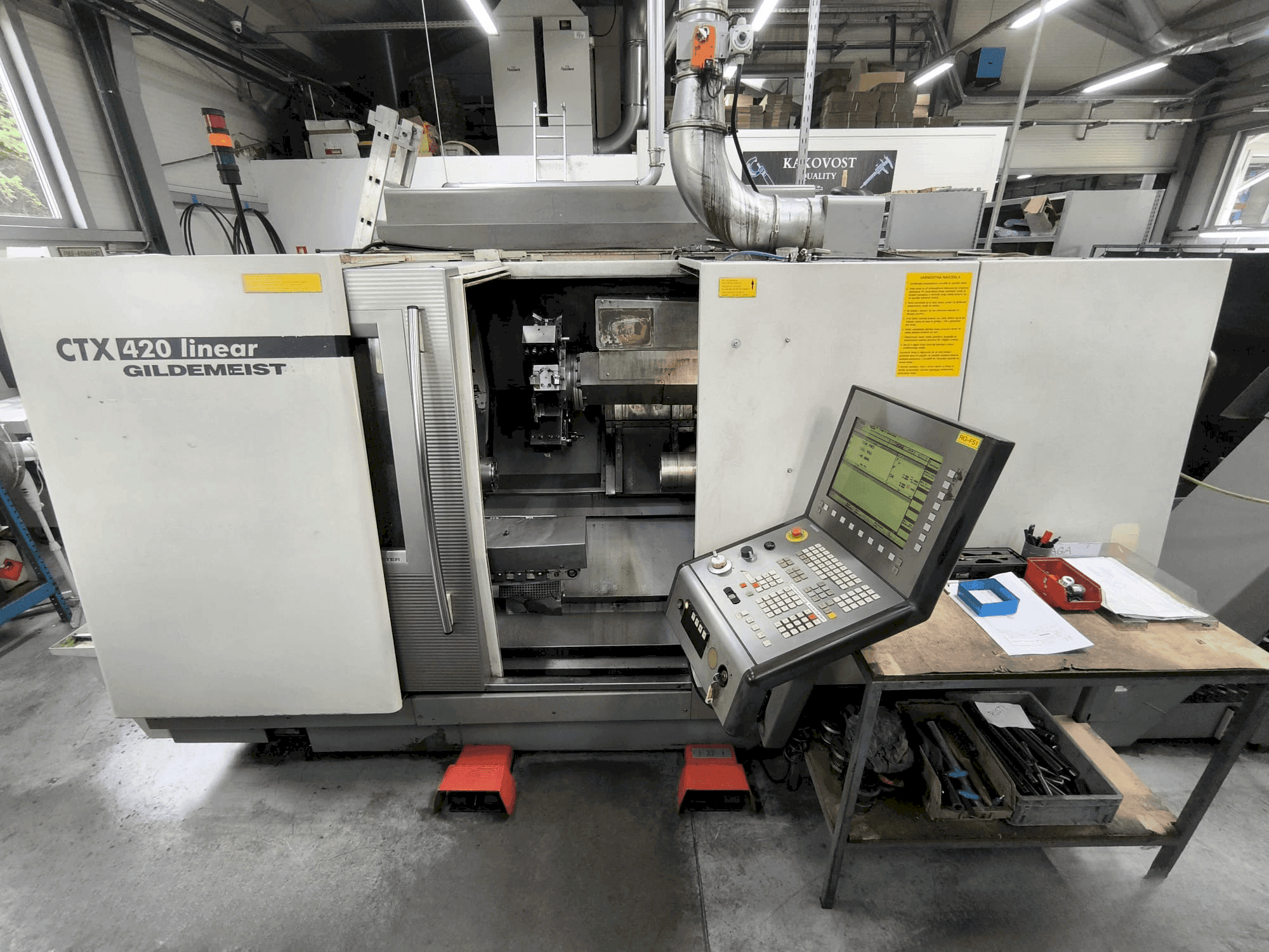 Makine Gildemeister GILDEMEISTER CTX 420 linear - Önden görünüm