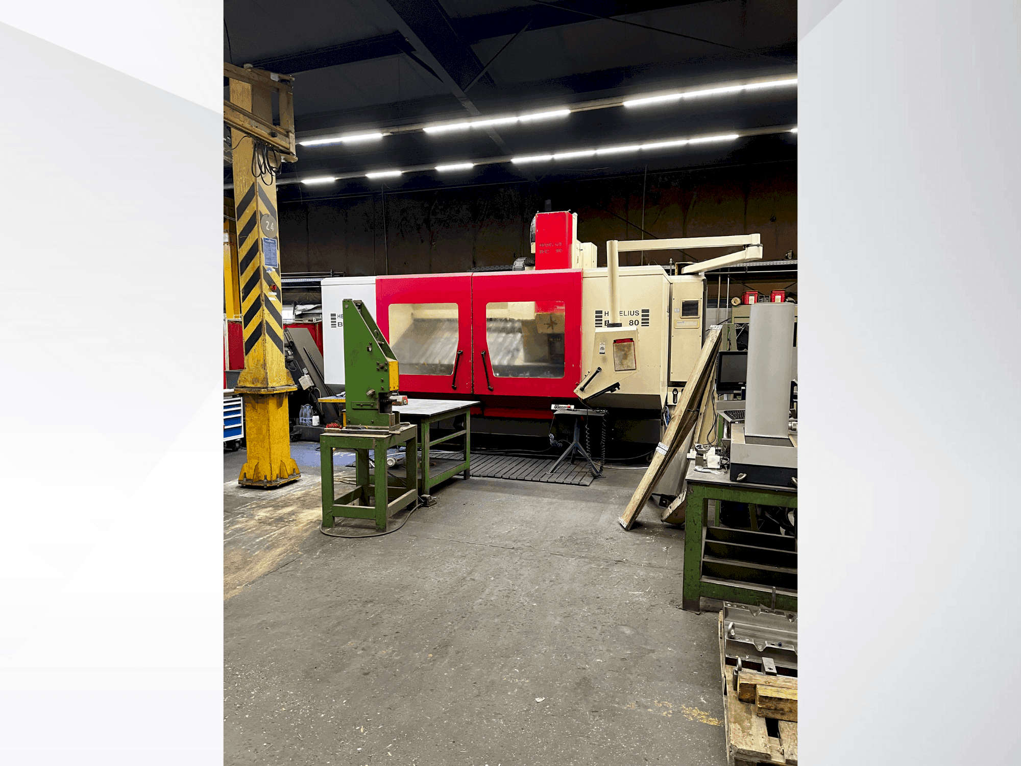 Makine HEDELIUS BC 80 - Önden görünüm