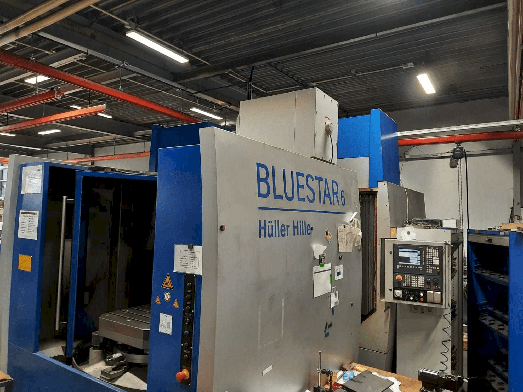 Makine Hueller Hille Bluestar 6 - Önden görünüm