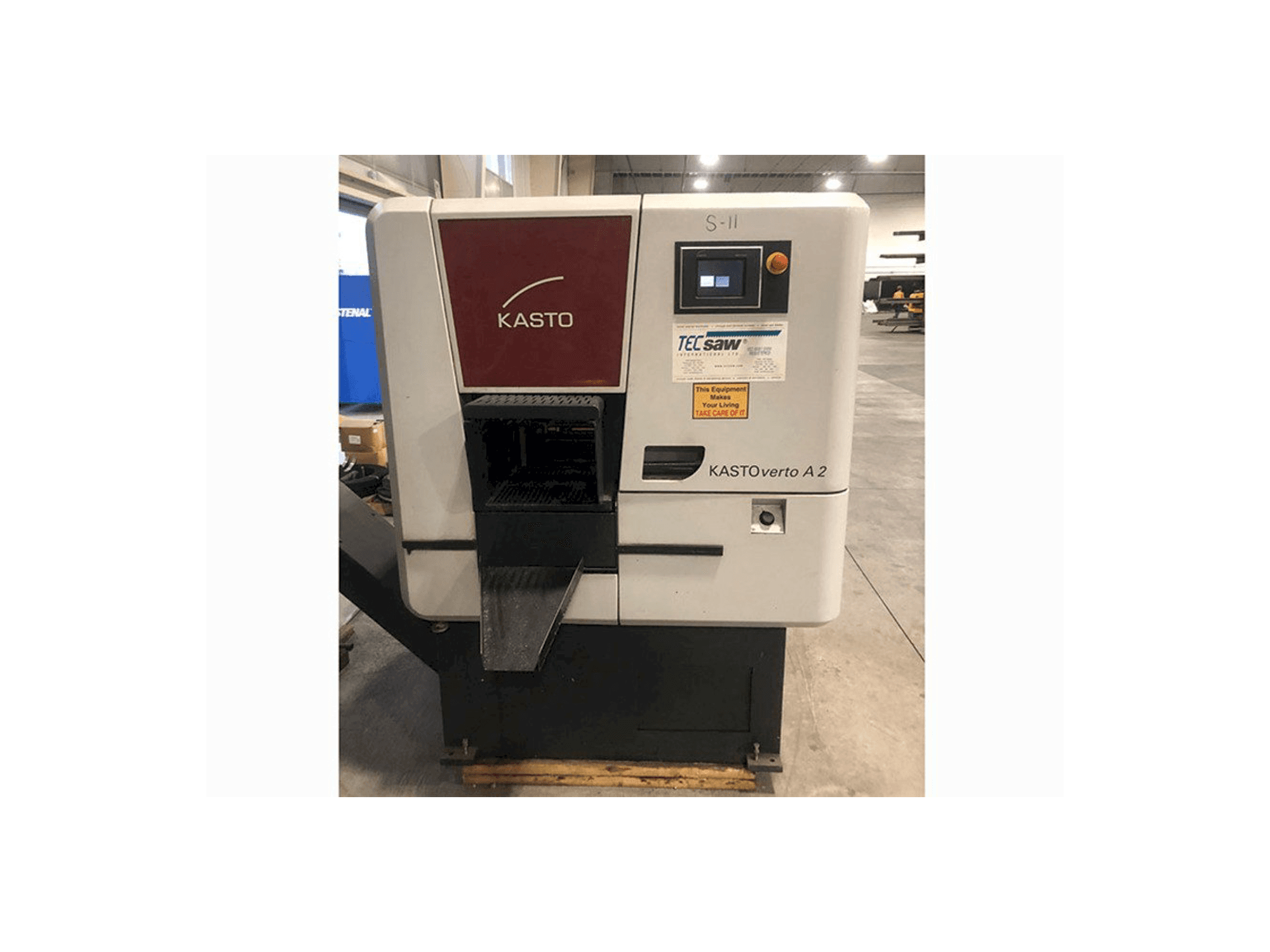 Makine KASTO verto A2 - Önden görünüm