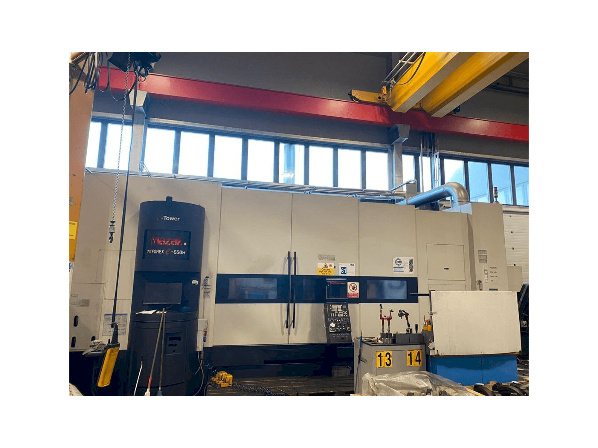 Makine Mazak Integrex E650H x 3000mm - Önden görünüm