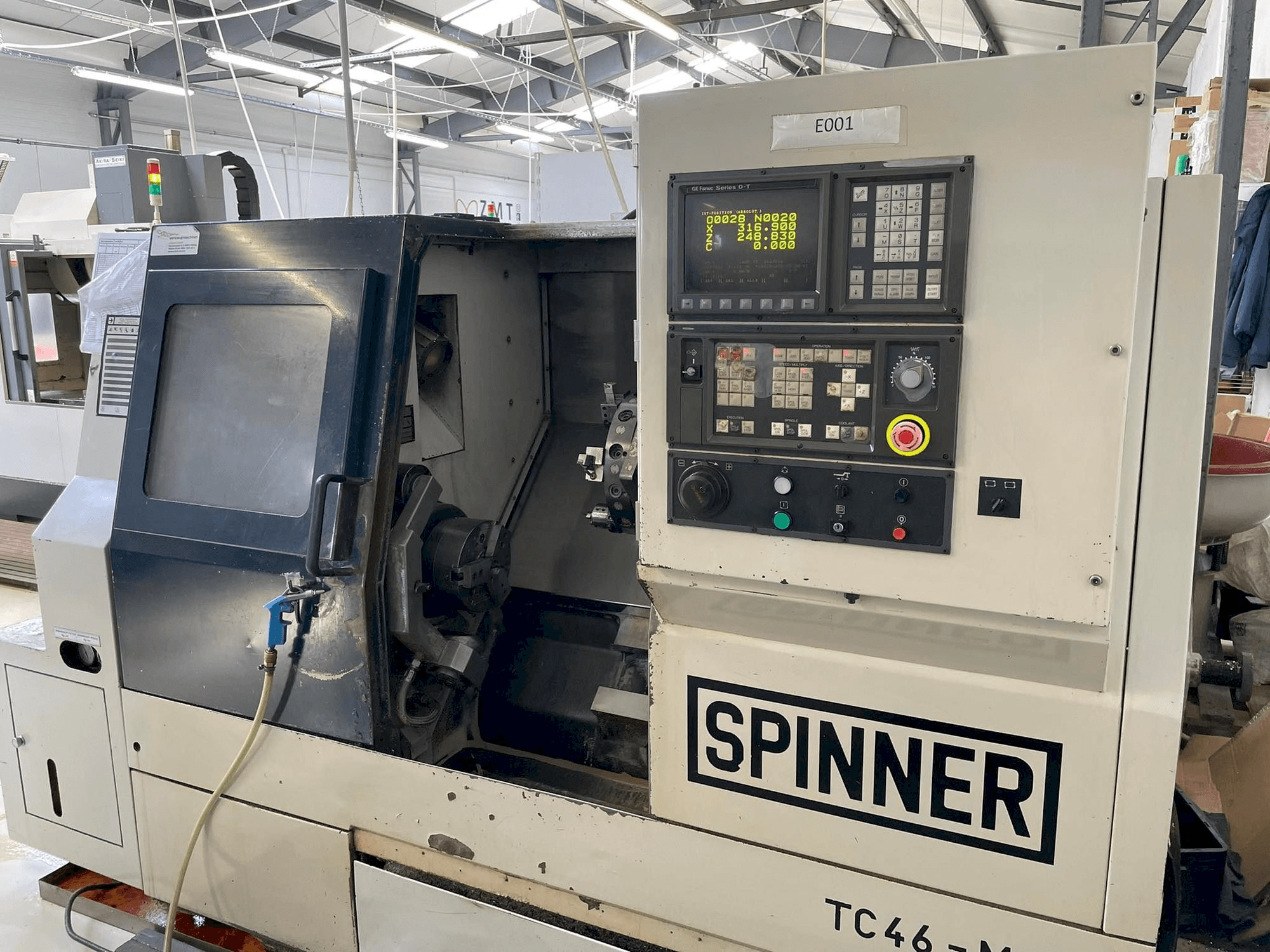 Makine SPINNER TC46 MC - Önden görünüm
