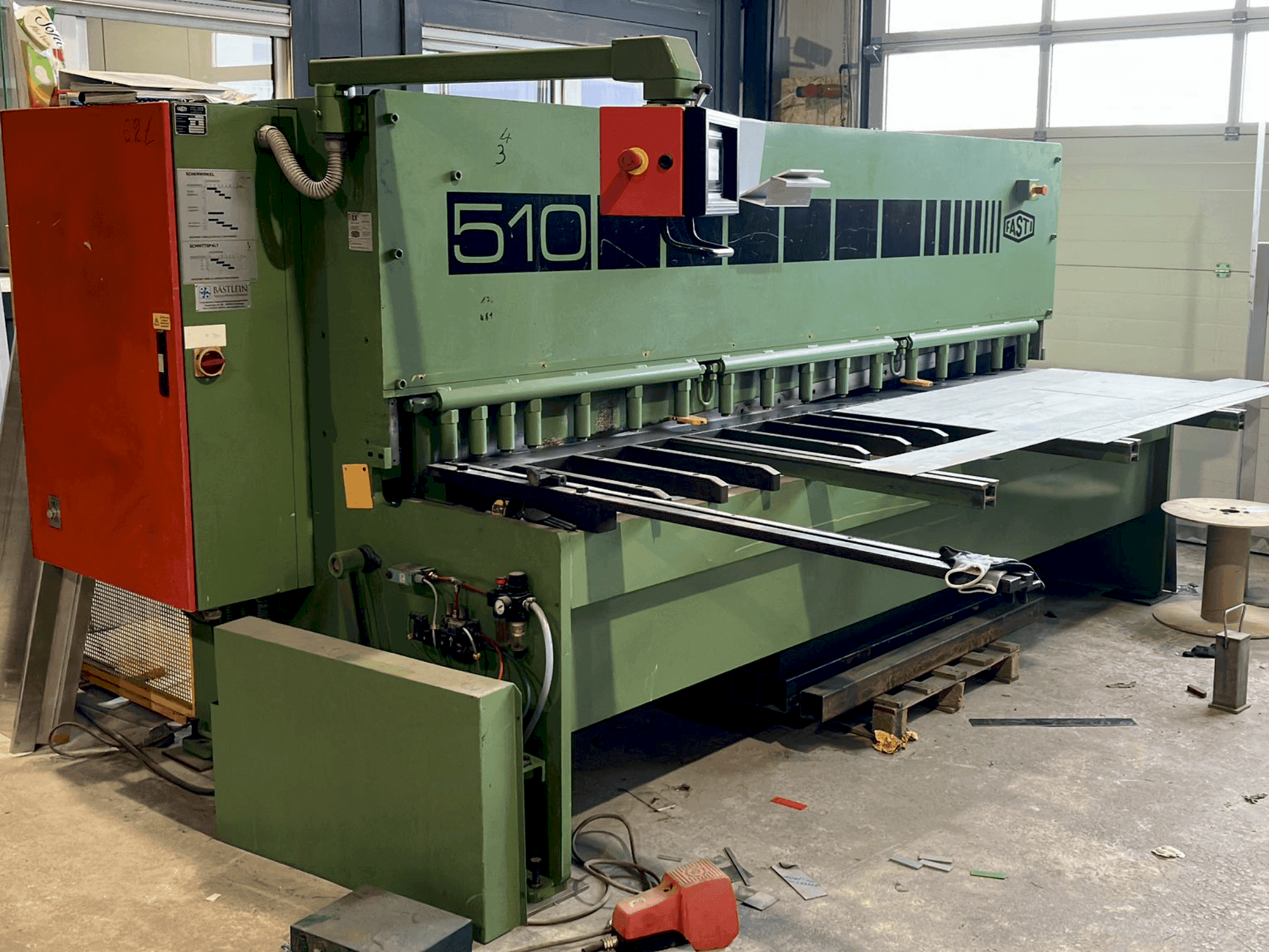 Makine FASTI 510-30/6 - Önden görünüm