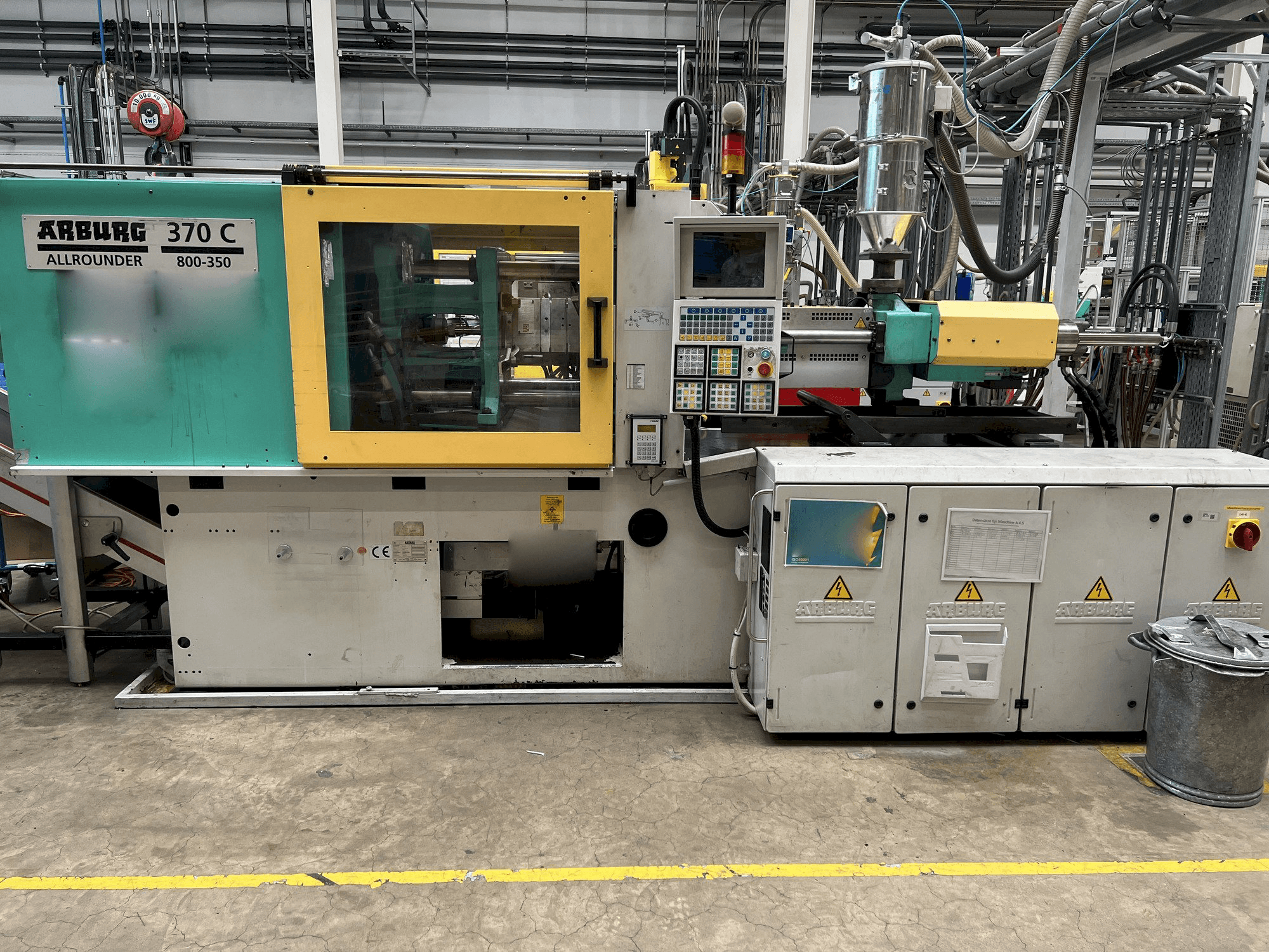 Makine Arburg 370C-800-350 - Önden görünüm