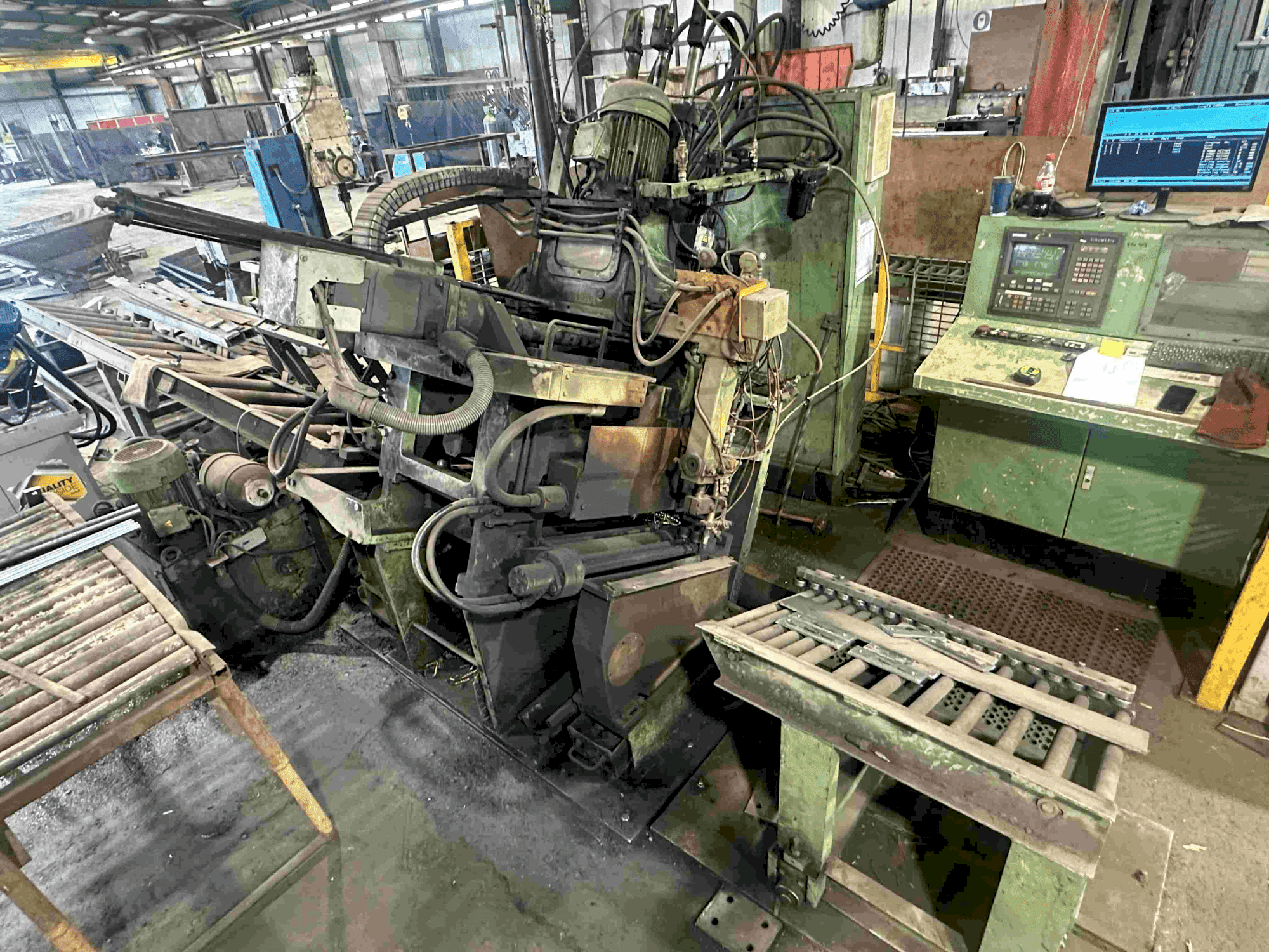 Makine Peddinghaus FDB 600 - Önden görünüm