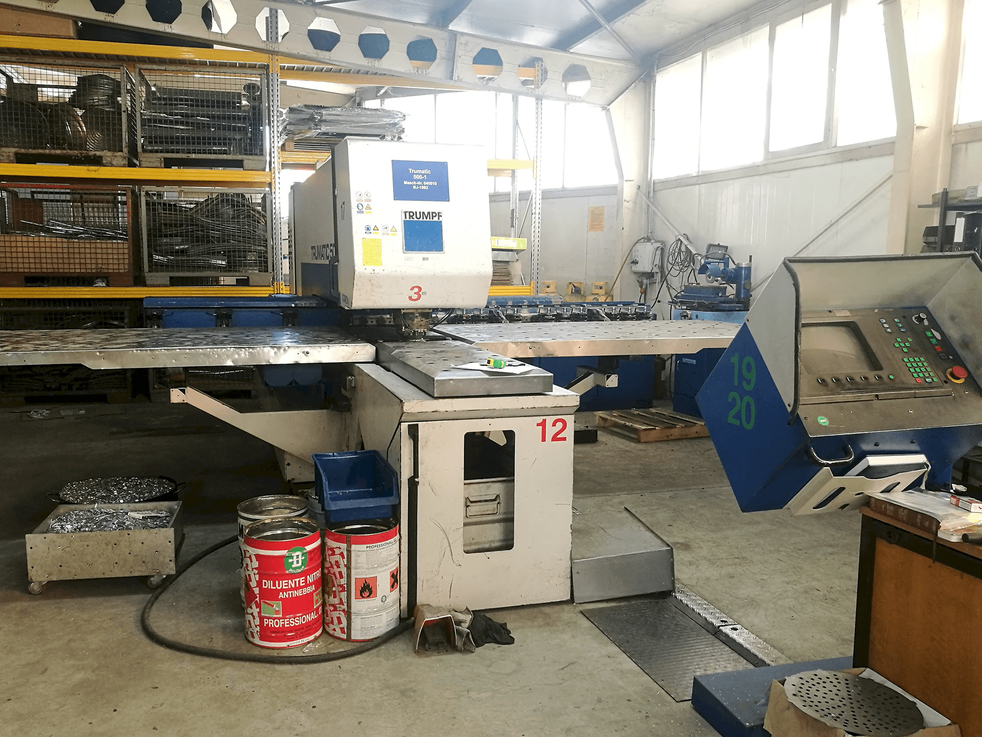 Makine Trumpf - Önden görünüm Trumatic 500