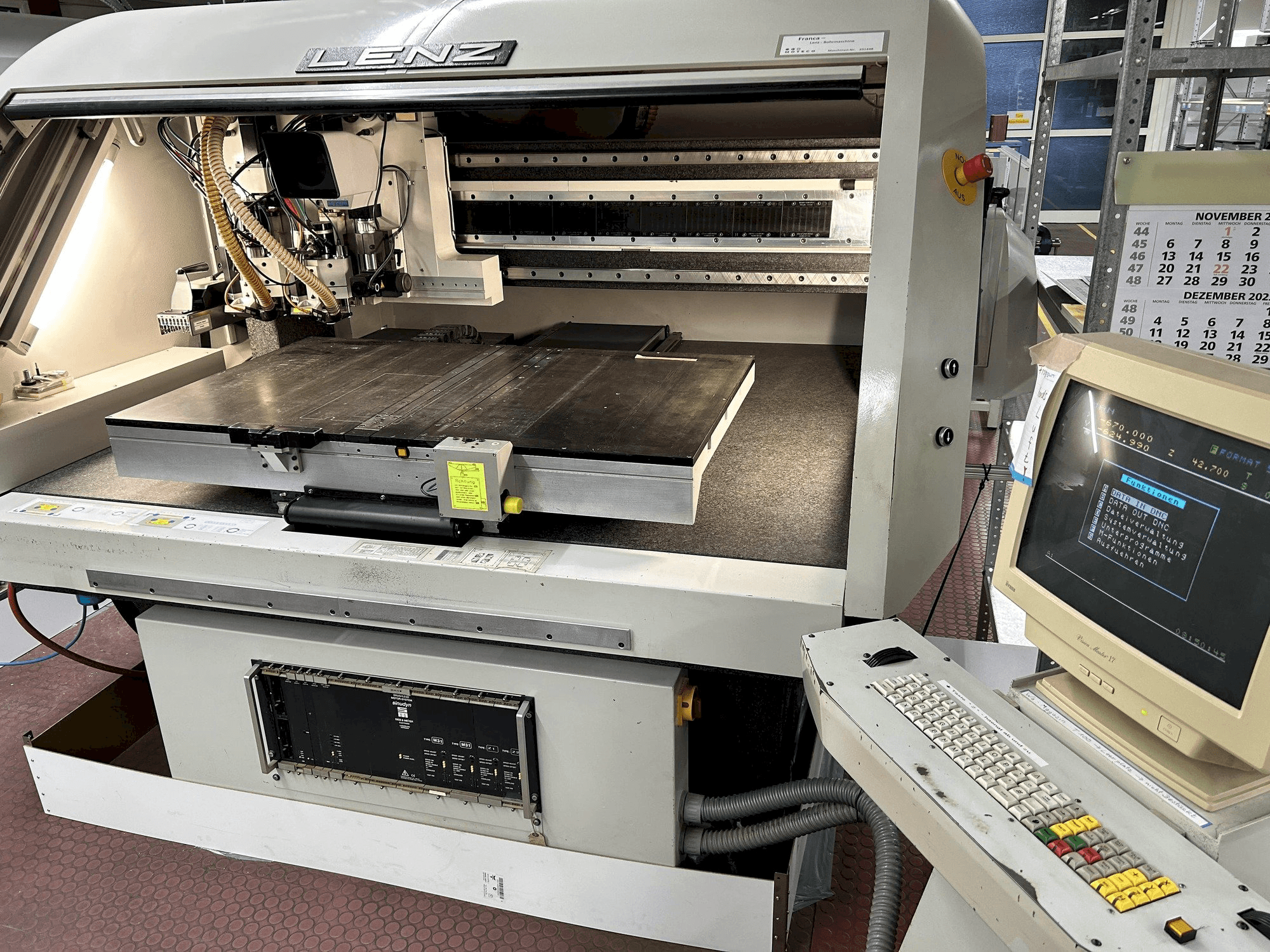 Makine LENZ DLG960 1+1 - Önden görünüm