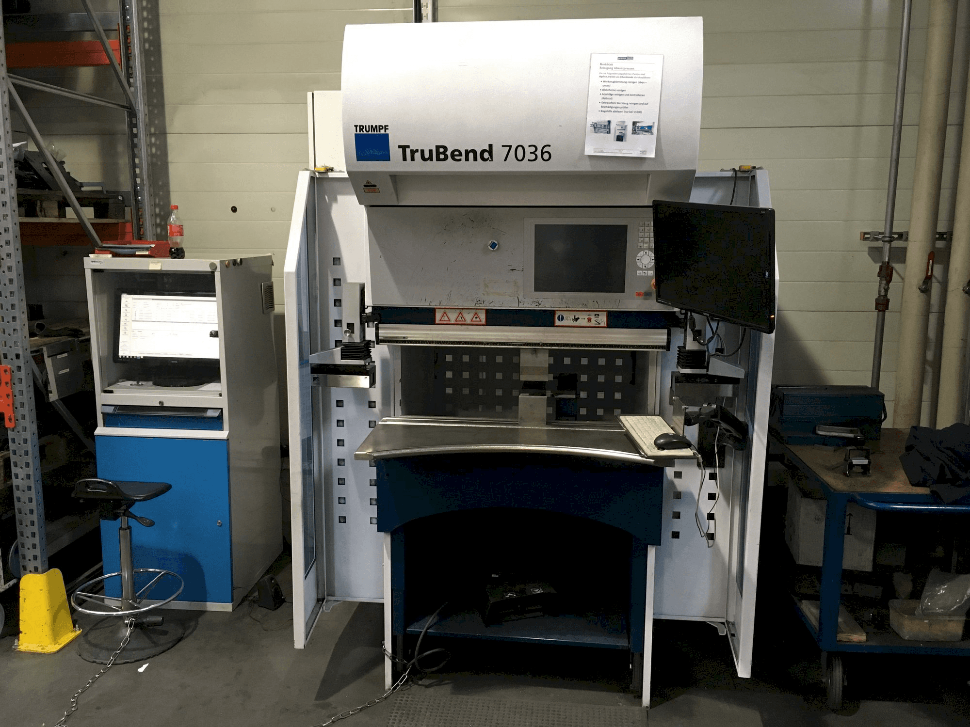 Makine Trumpf TruBend 7036 - Önden görünüm