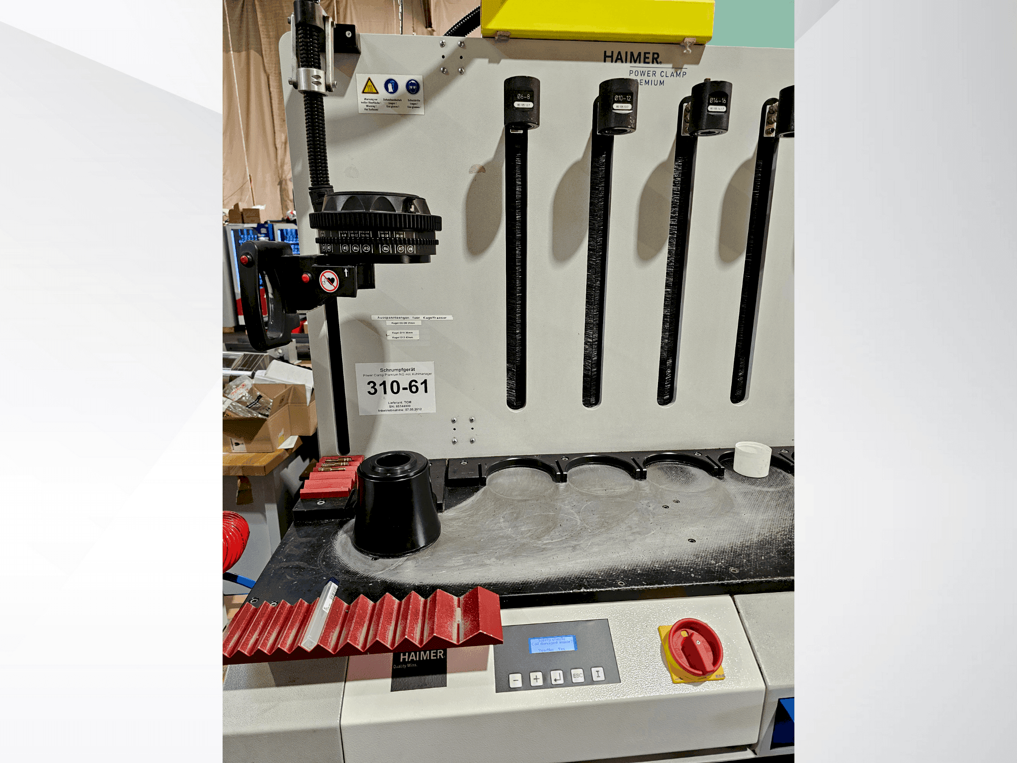 Makine HAIMER PC 2011 Premium - Önden görünüm