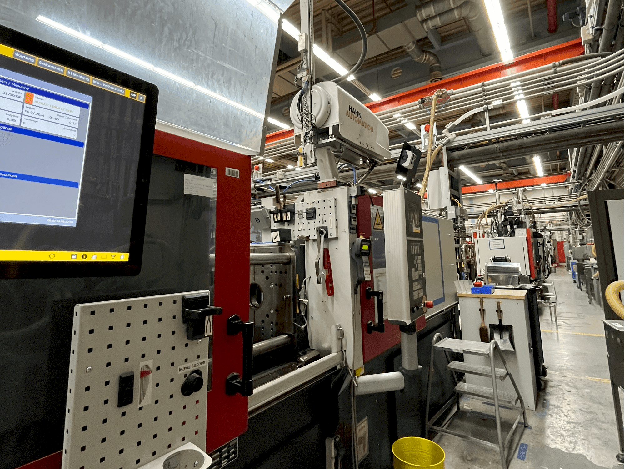 Makine FERROMATIK EE 75 - Sol taraftaki görüntü