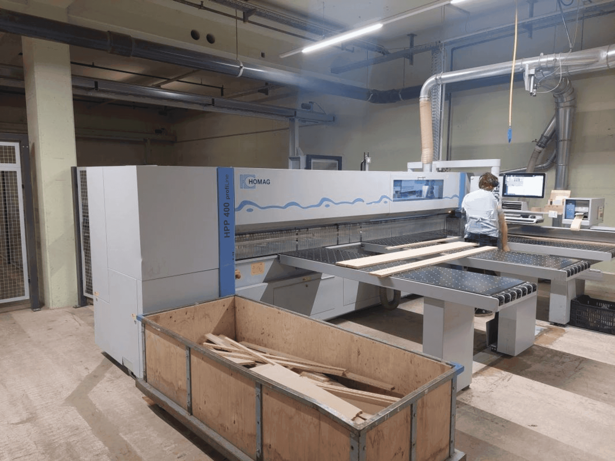 Makine HOMAG HPP 400 profiLine - Önden görünüm