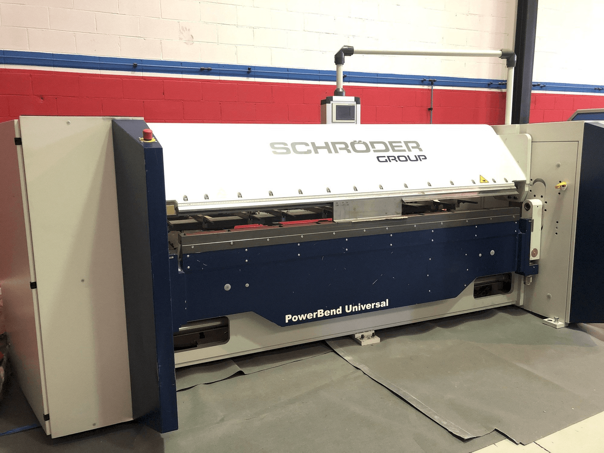 Makine Schröder PBU 2500x4 (2016) - Önden görünüm