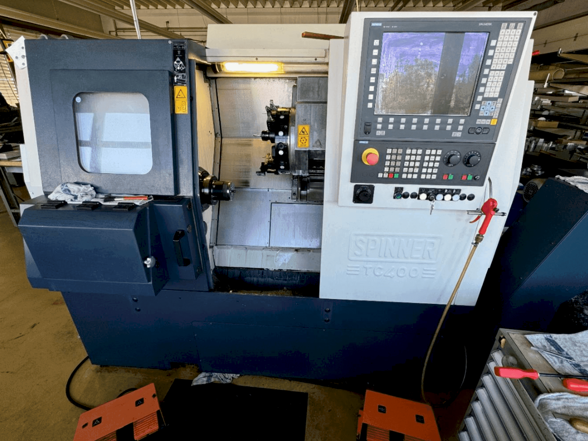 Makine SPINNER TC400 - Önden görünüm