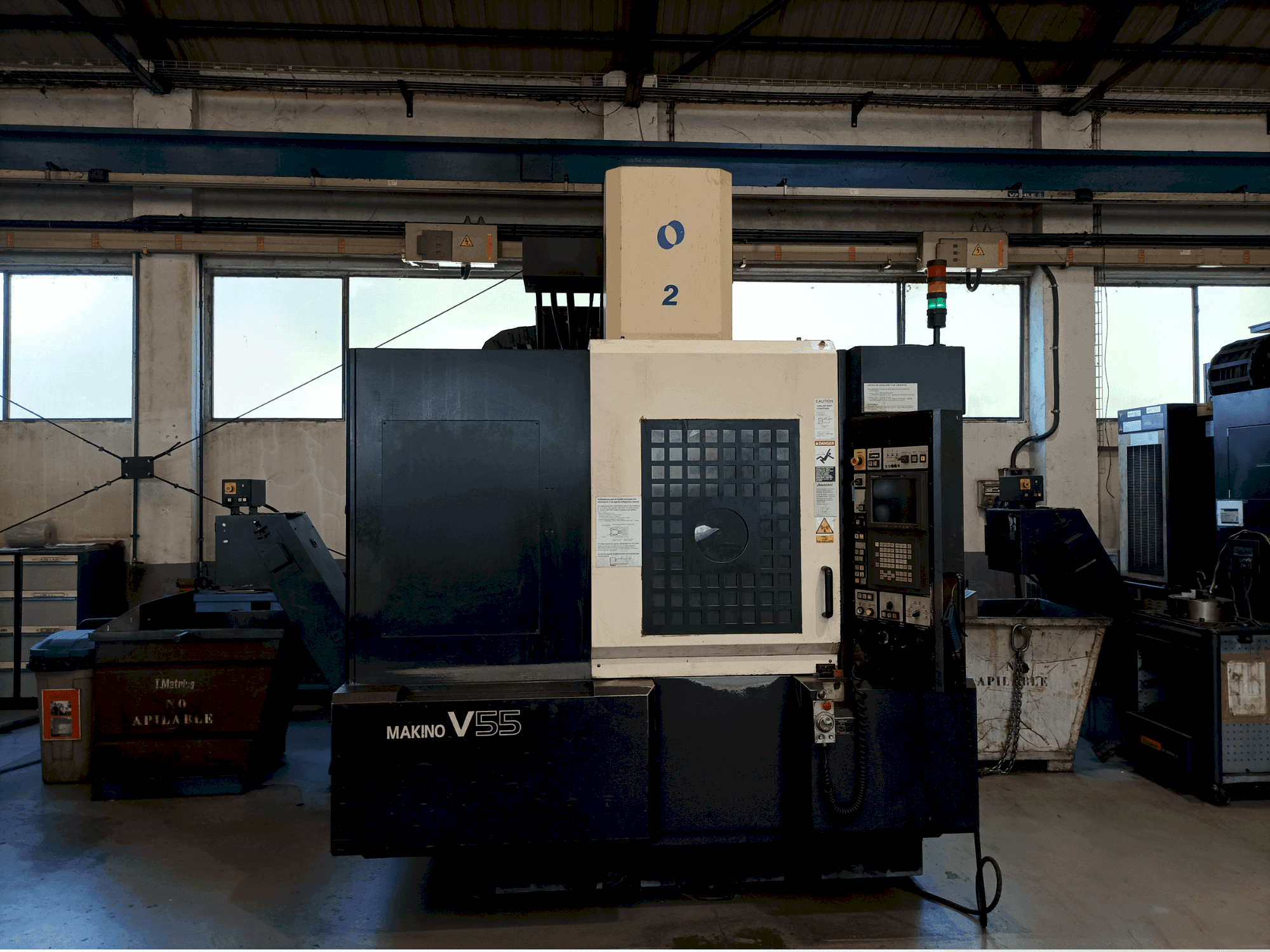 Makine Makino V55-A15 - Önden görünüm