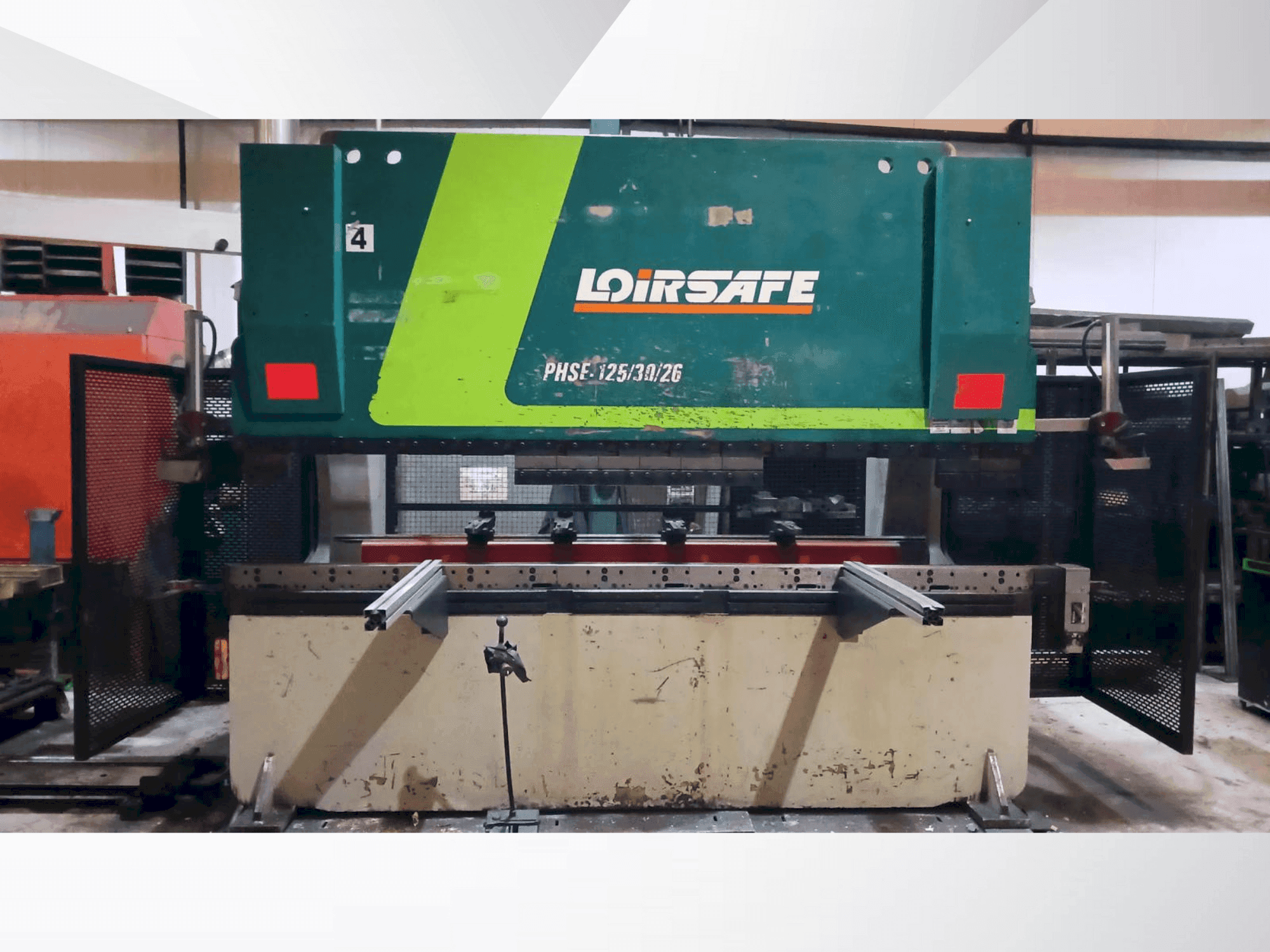 Makine LOIRE SAFE PHSE-125/30/26 - Önden görünüm