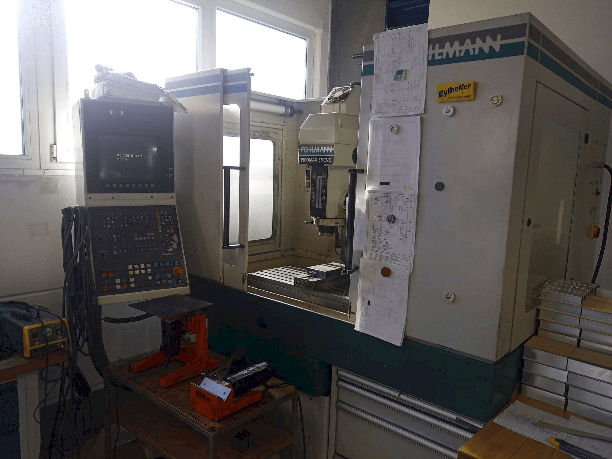 Makine FEHLMANN Picomax 55 CNC - Önden görünüm