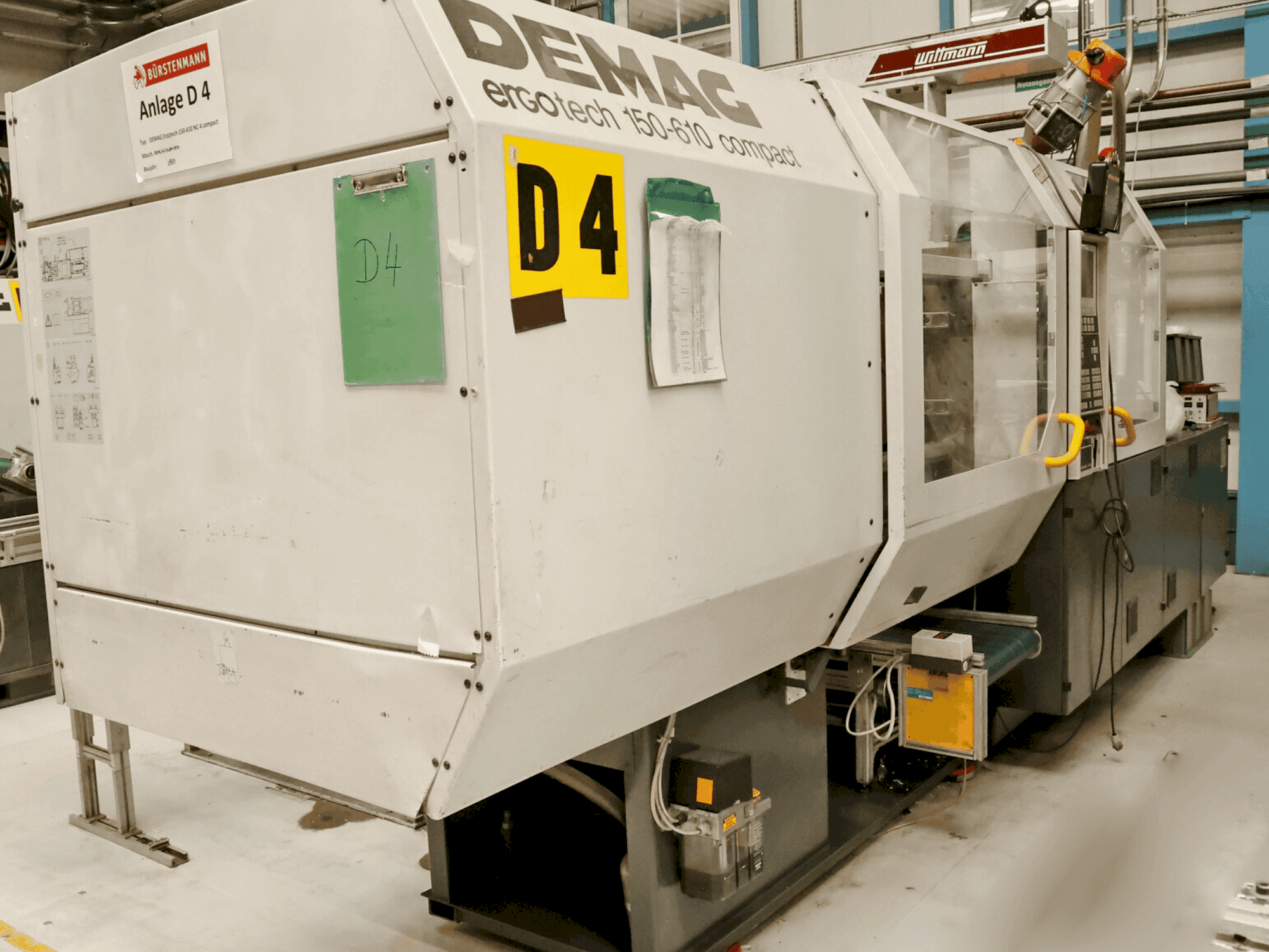 Makine DEMAG Ergotech 150-610 NC 4 - Önden görünüm