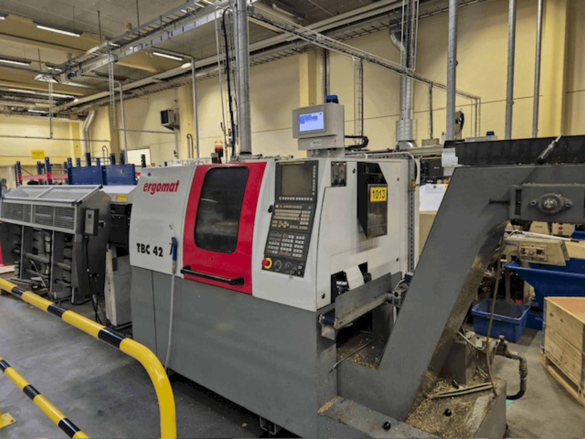 Makine ERGOMAT TBC-42 - Önden görünüm