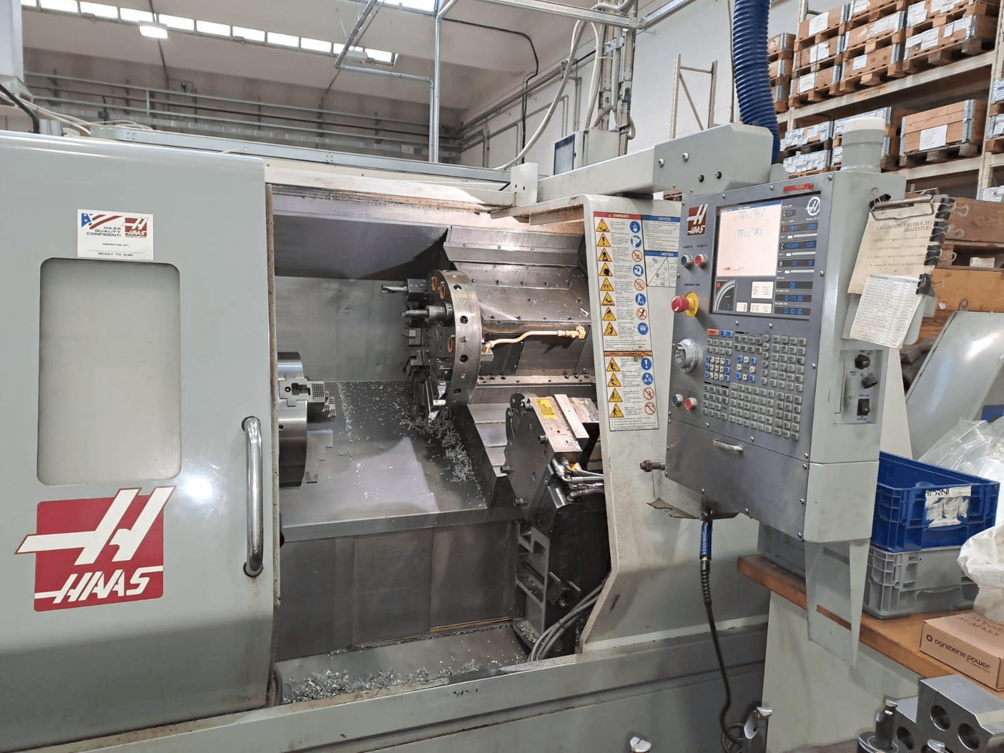 Makine HAAS SL30 - Önden görünüm