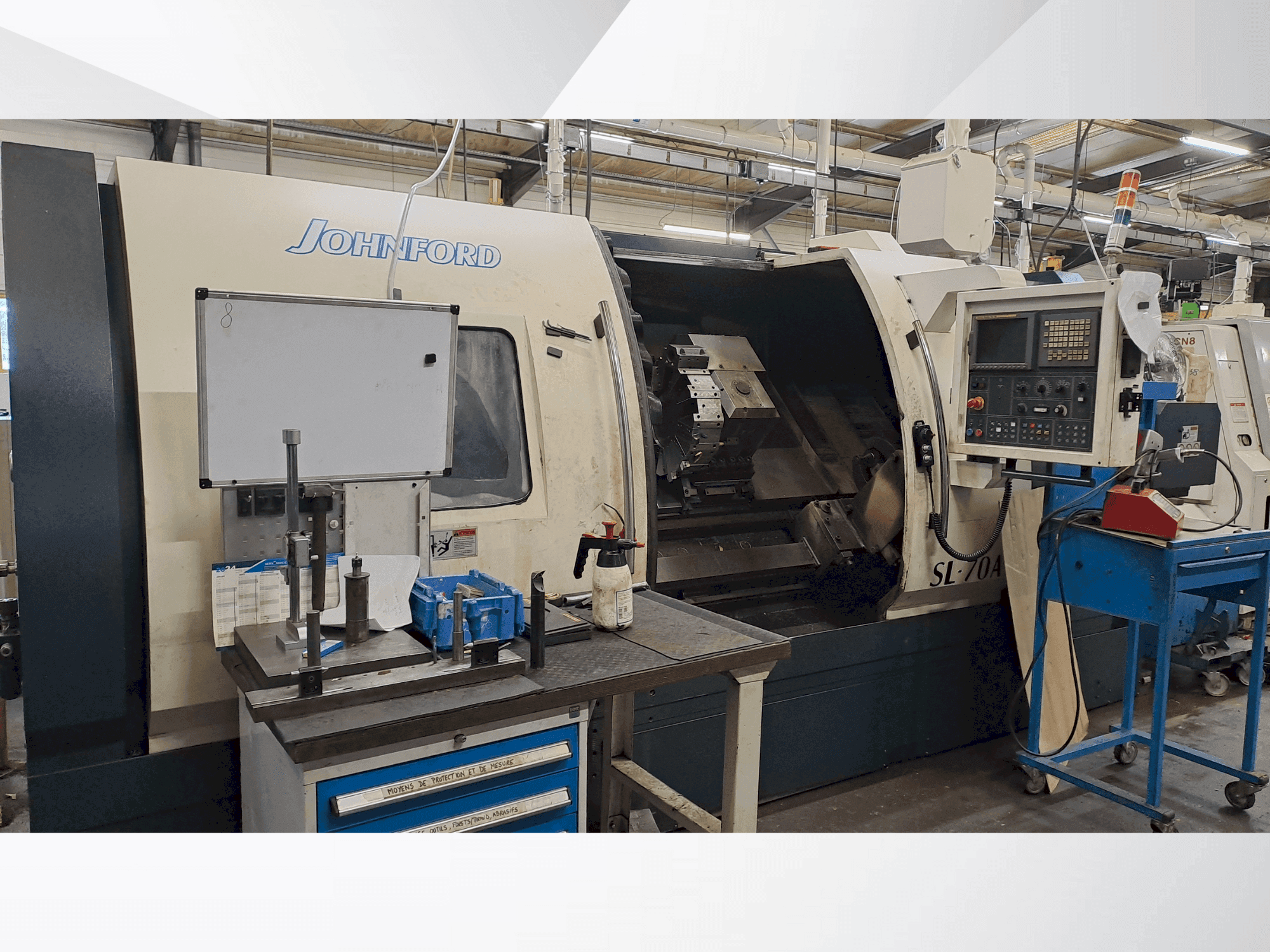 Makine Johnford SL-70A - Önden görünüm